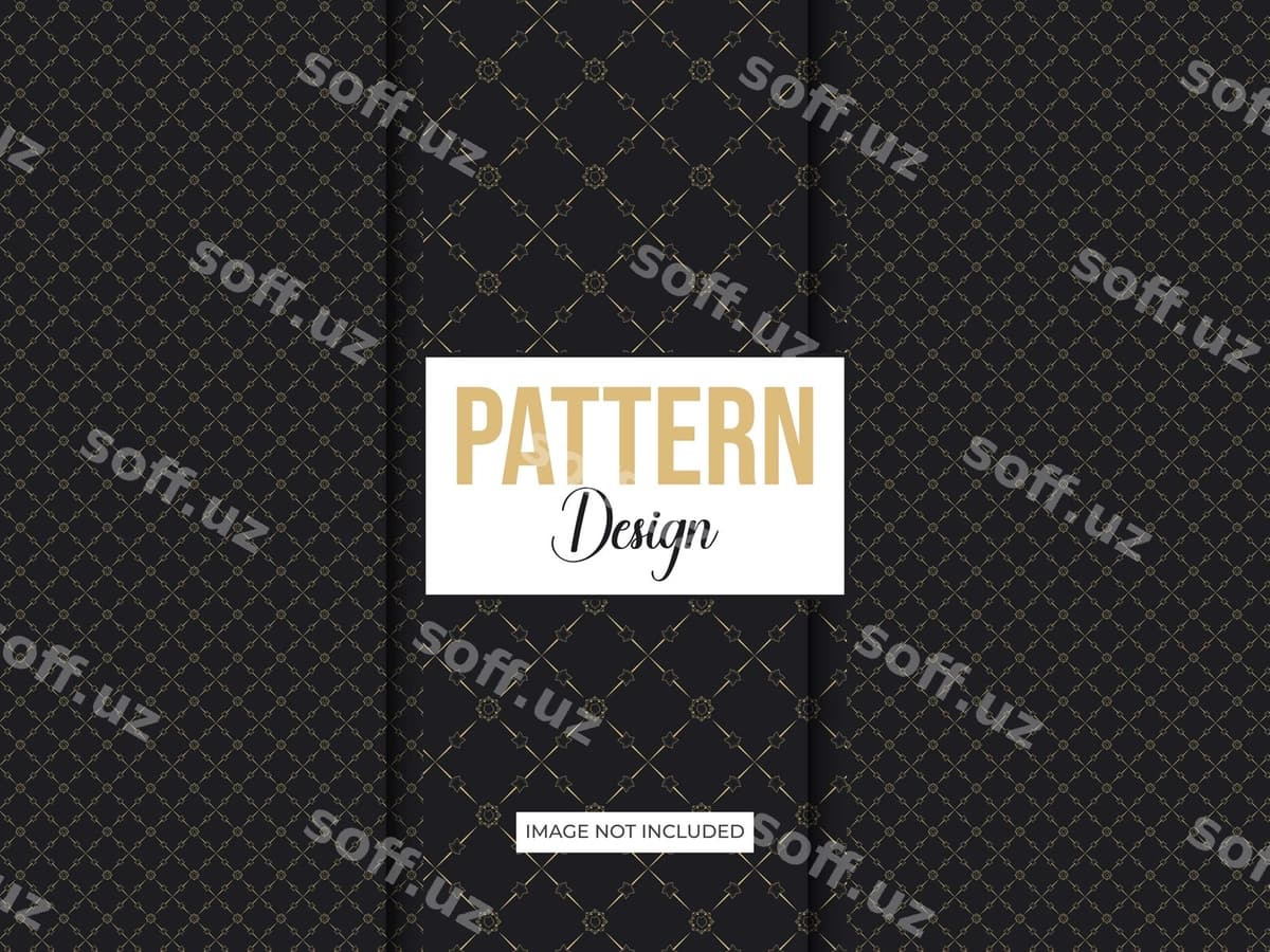 Lux zadli patten dizayn layouti | Luxurious pattern design layout
