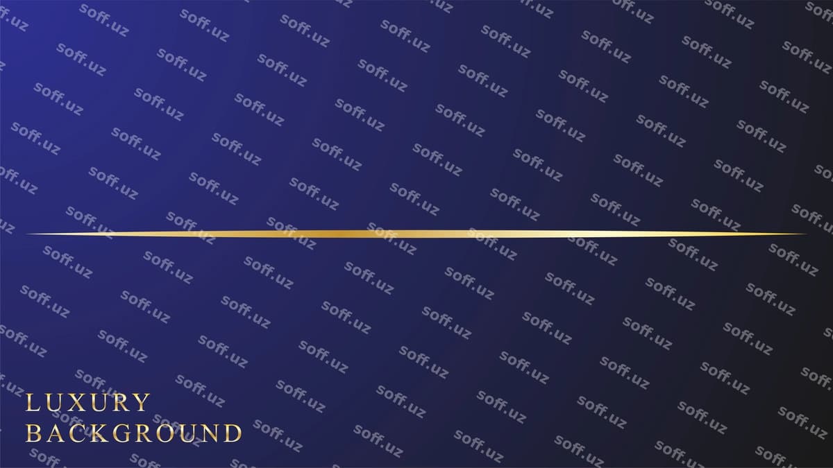 Hashamatli ko'k dizayn fon shabloni | Luxury blue design background template