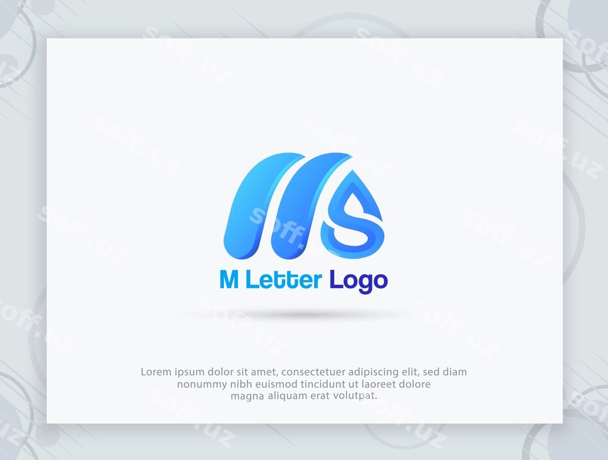 M harfligi logotip dizayni | M letter logo design