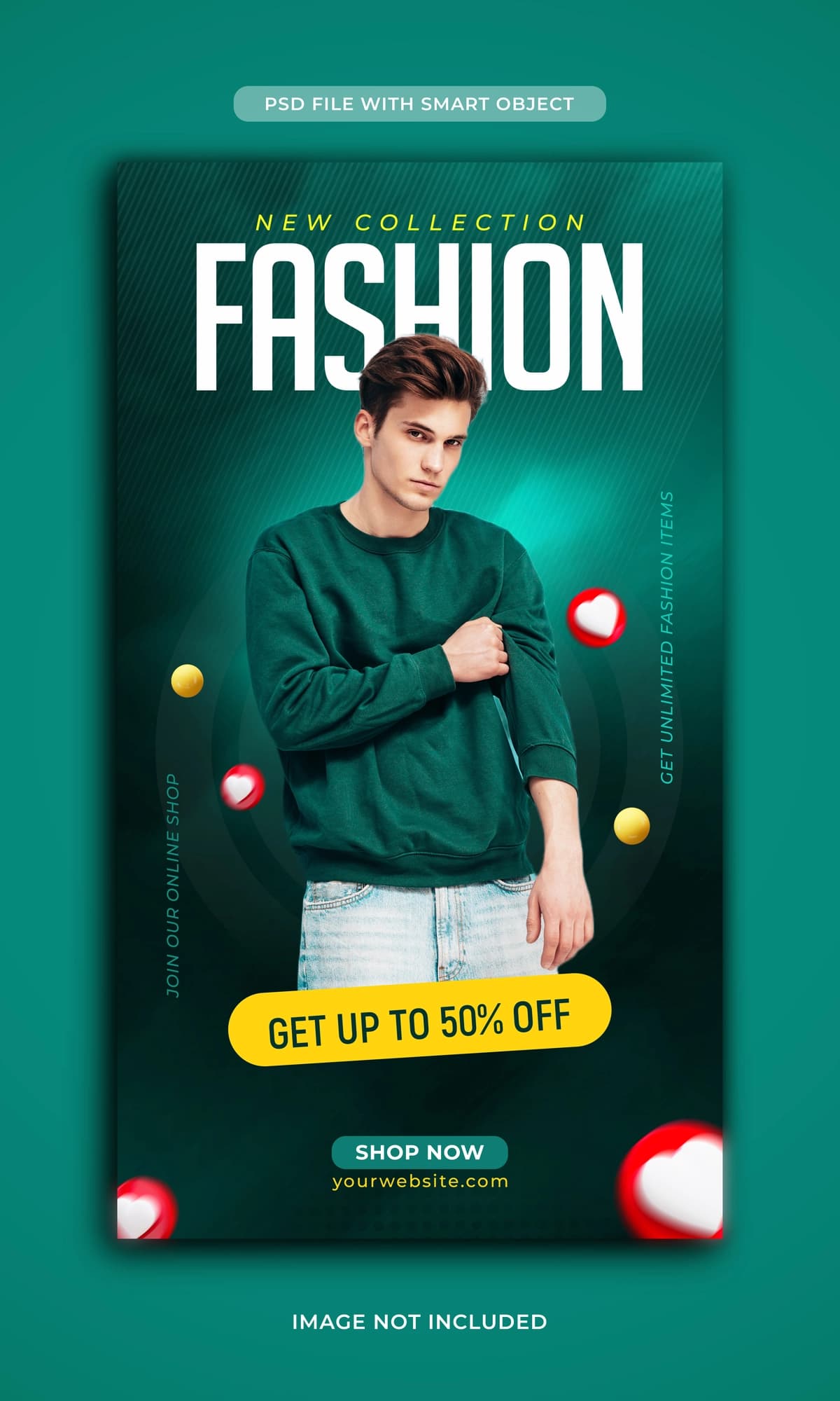 Moda sotuvi uchun maxsus taklif instagram hikoya shabloni | Fashion sale special offer instagram story template