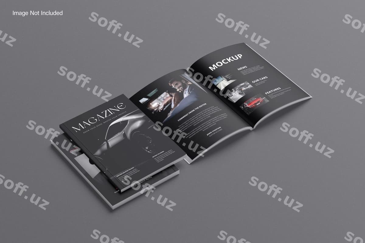 Jurnal A4 namunasi | Magazine a4 mockup
