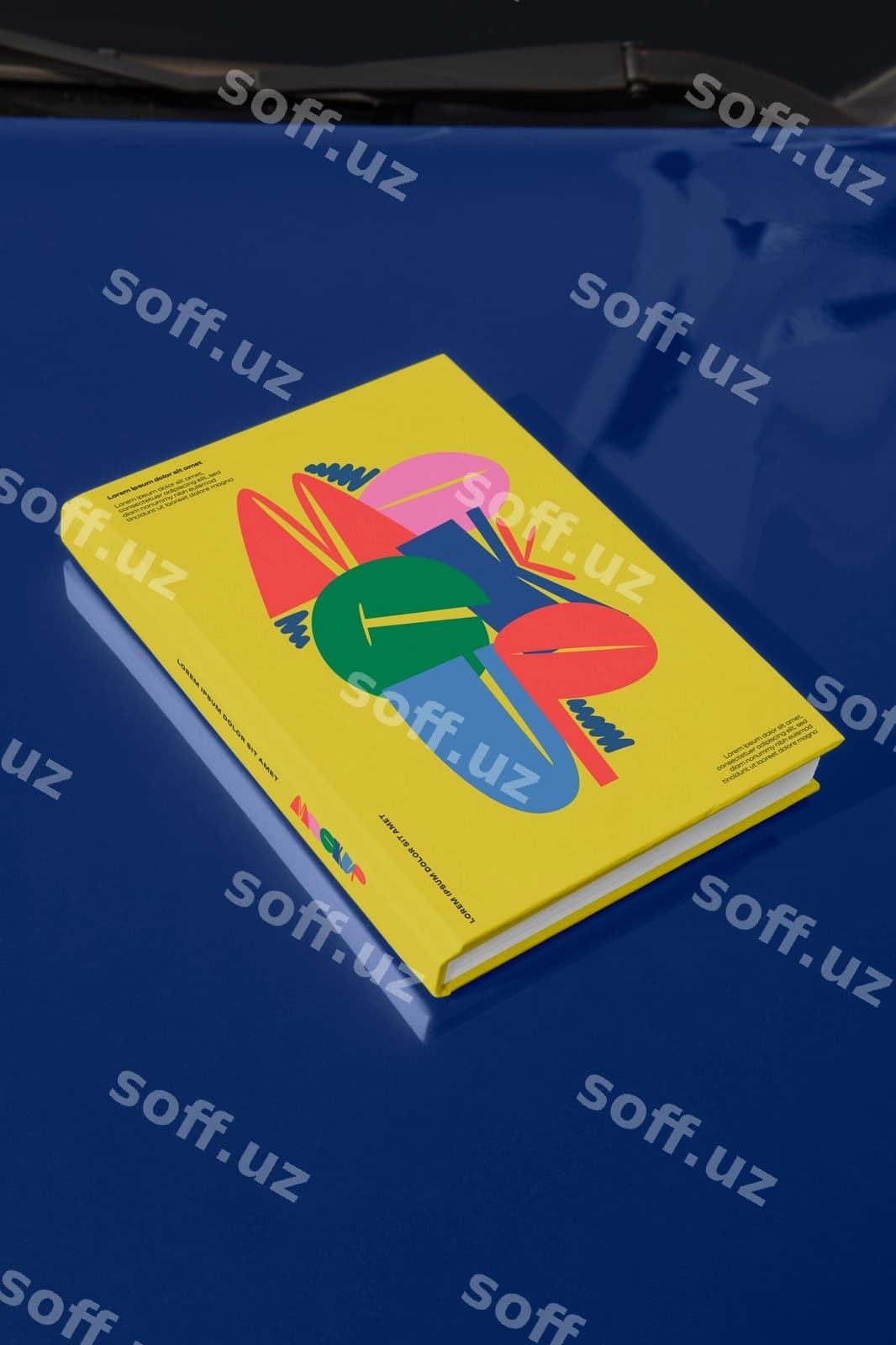 Magazin mashina namunasi | Magazine car mockup