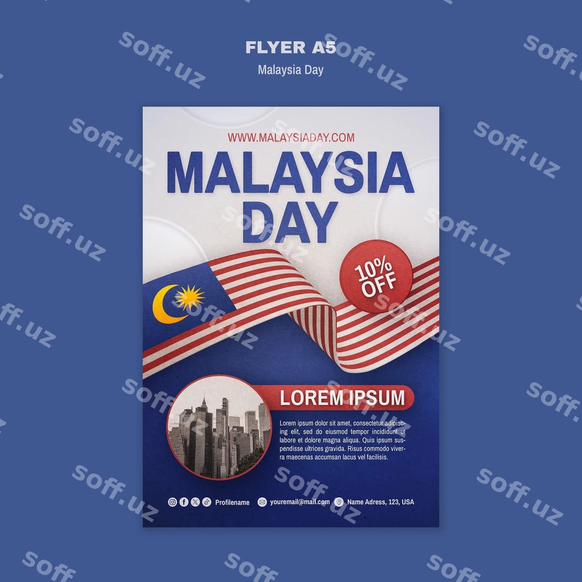 Malaysia kuni shabloni dizayni | Malaysia day template design