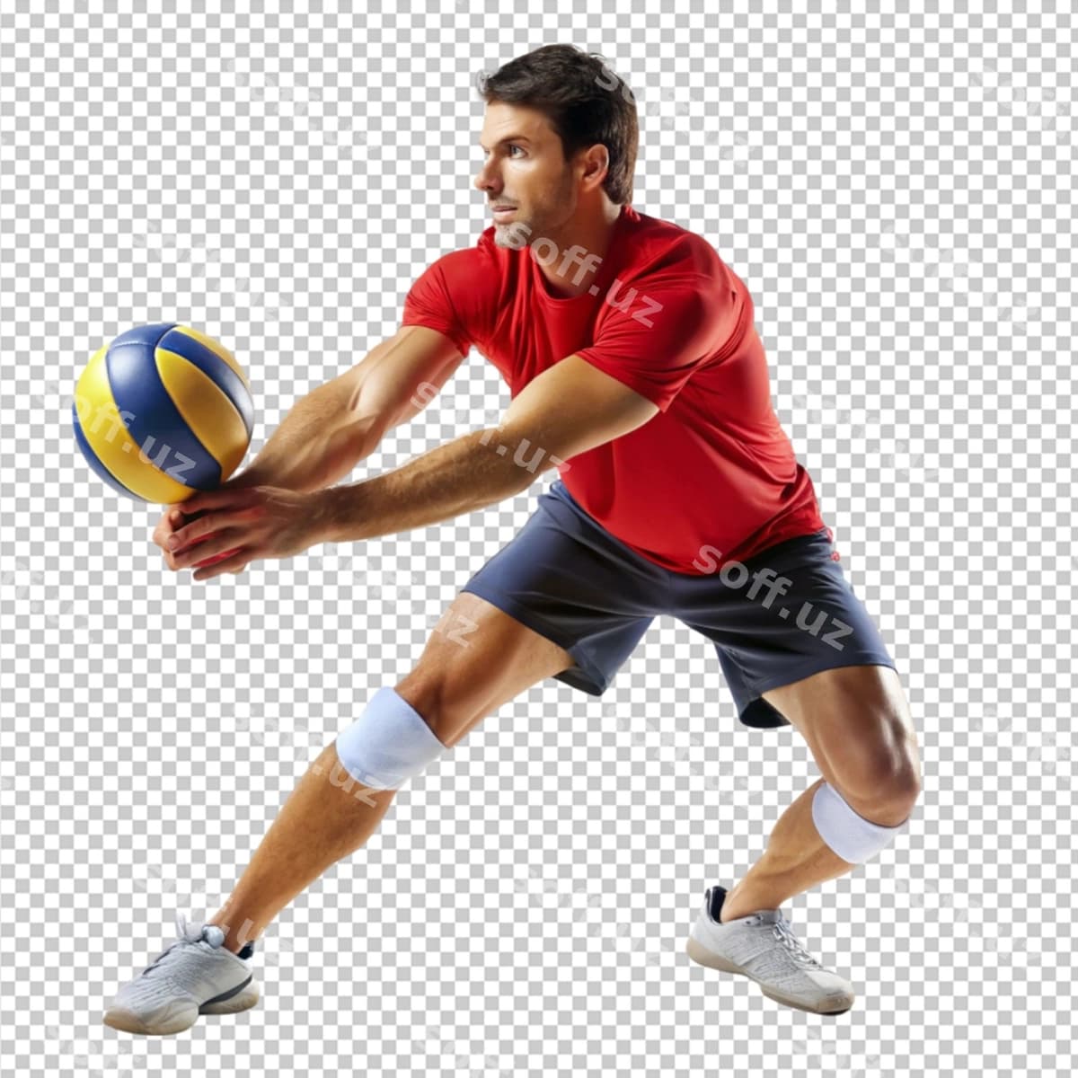 Voleybol o'ynayotgan odam | Man playing volleyball
