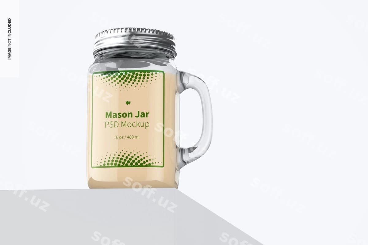 Mason jar modeli | Mason jar mockup