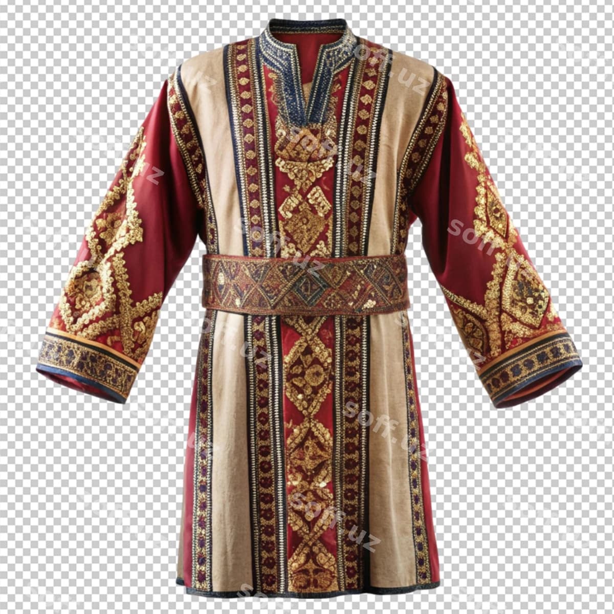 Men shaffof berlar orqa fonda | Men cloth transparent background