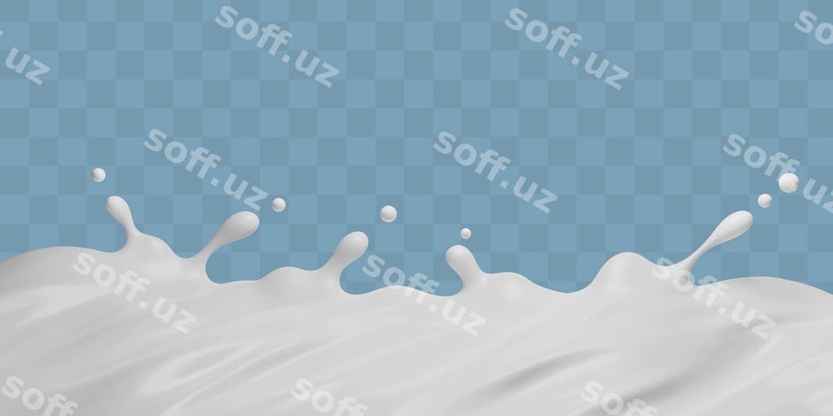 Sut splash ko'k orqa fonda | Milk splash blue background