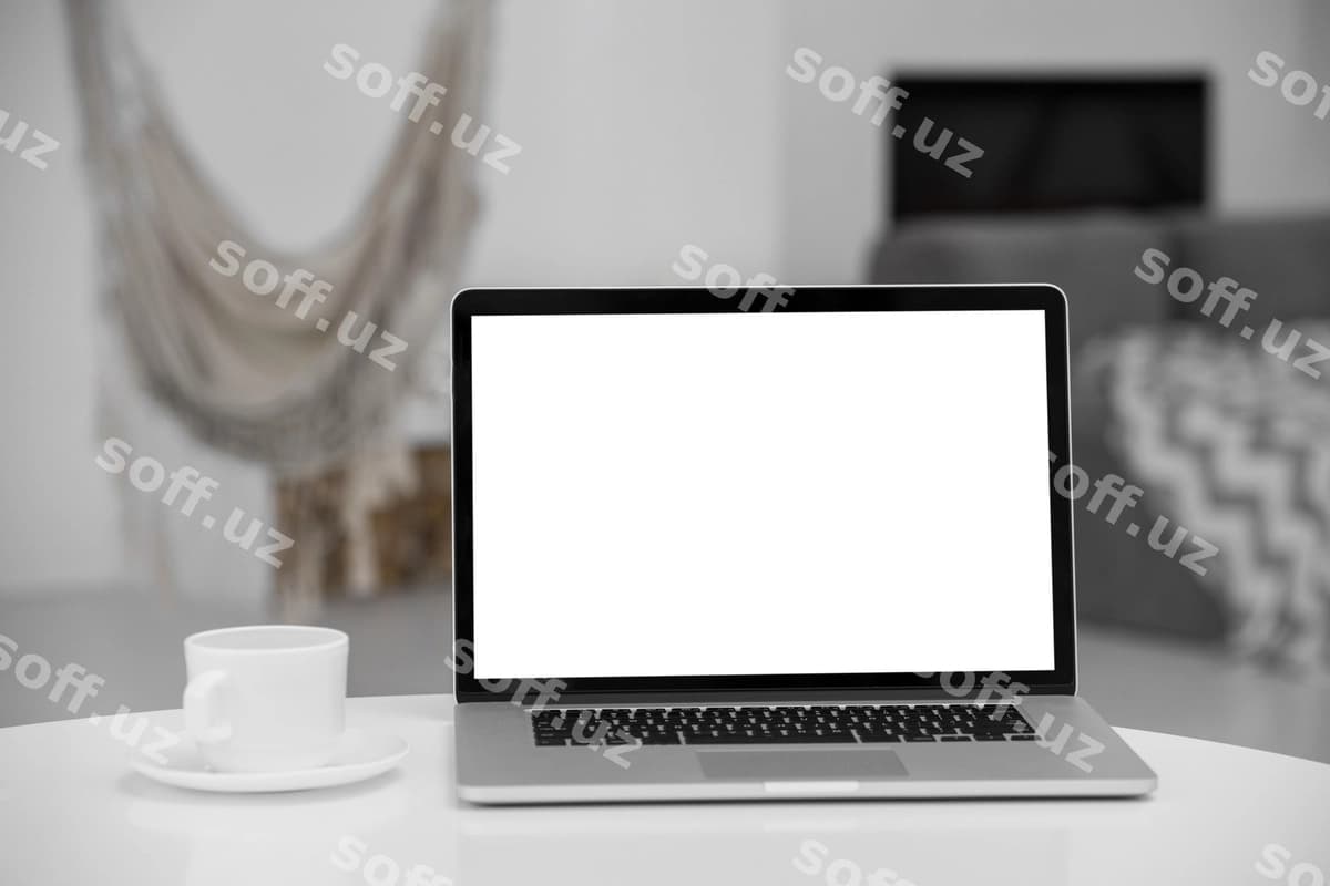 Laptop uchun yotoqxonani masxara qilish | Mock up laptop bedroom
