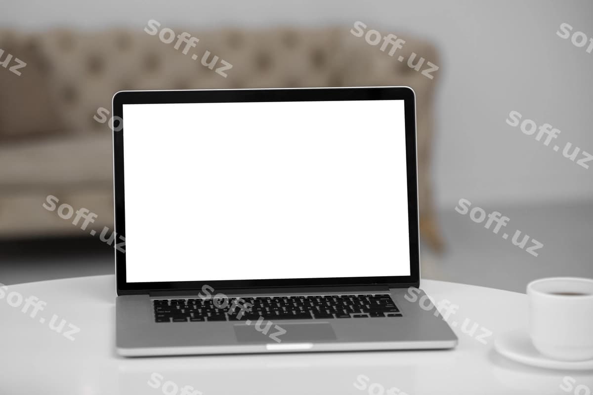 Laptop uchun yotoqxonani masxara qilish | Mock up laptop bedroom