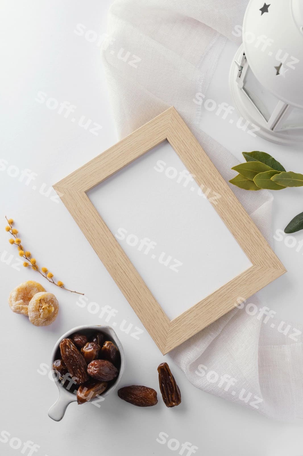 Ramazon ramkalarining joylashtirish namunasi | Mock up ramadan frame arrangement