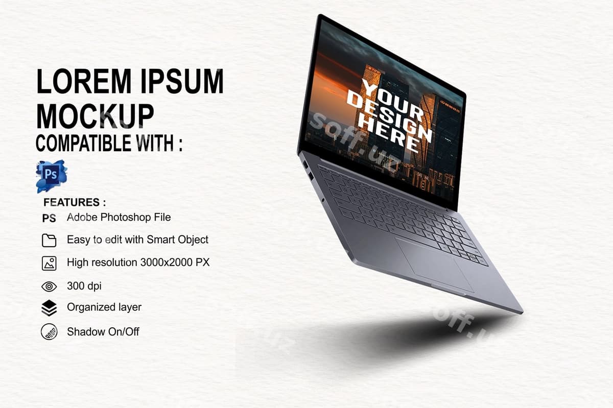 Namuna noutbuk | Mockup laptop