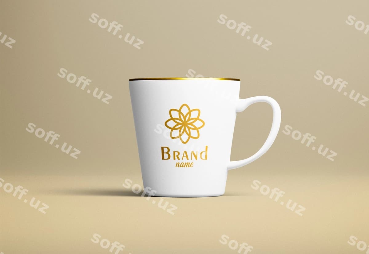 Zamonaviy kofe mug mockup | Modern coffee mug mockup