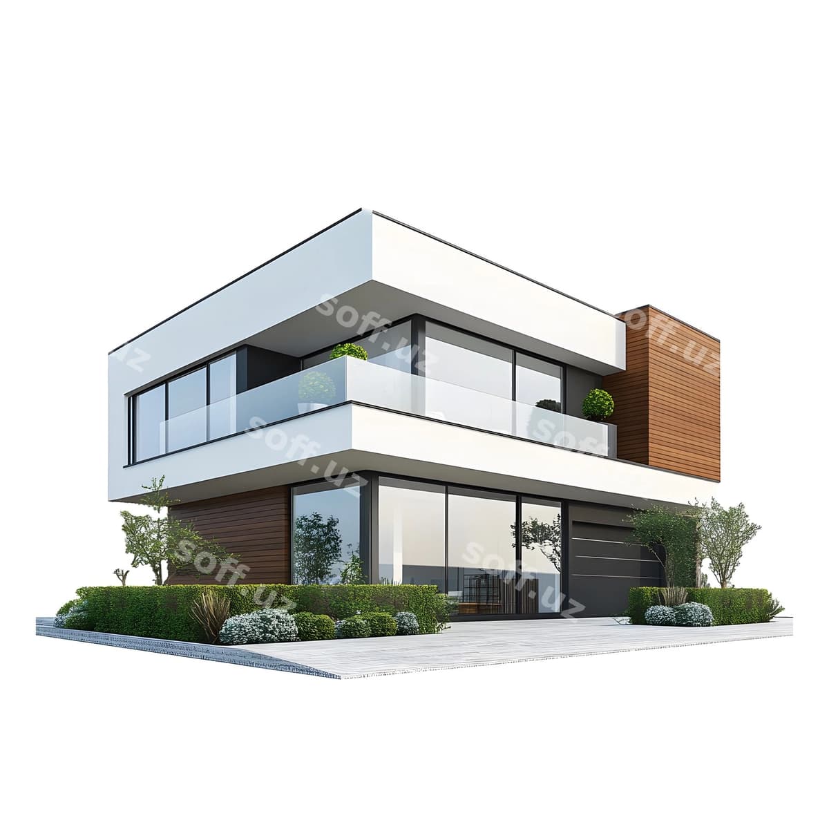 Zamonaviy ik qatli uy dizayni | Modern twostory house design