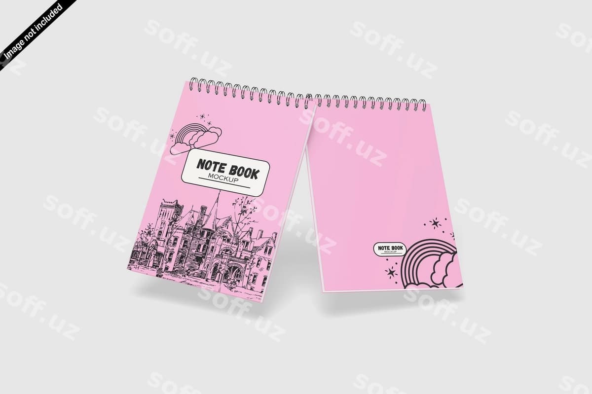 Eslatma kitobi namunasi | Note book mockup