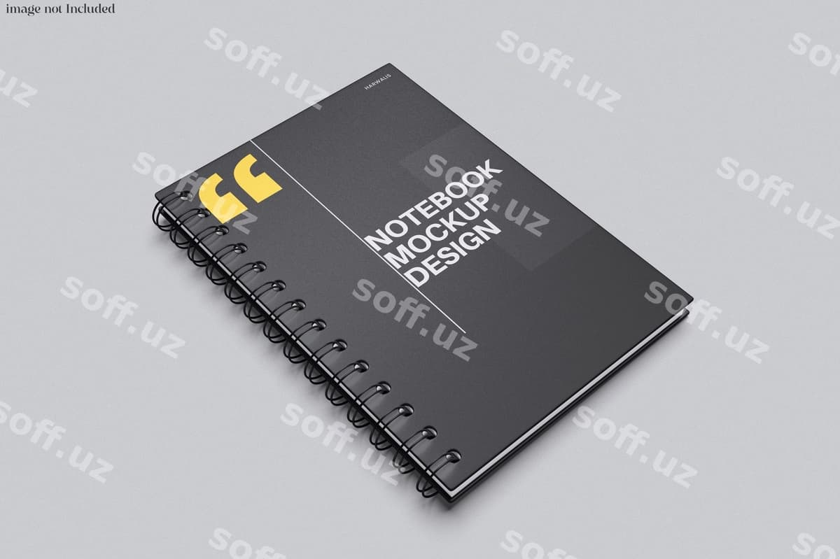Daftar namunasi A6 | Notebook mockup a6