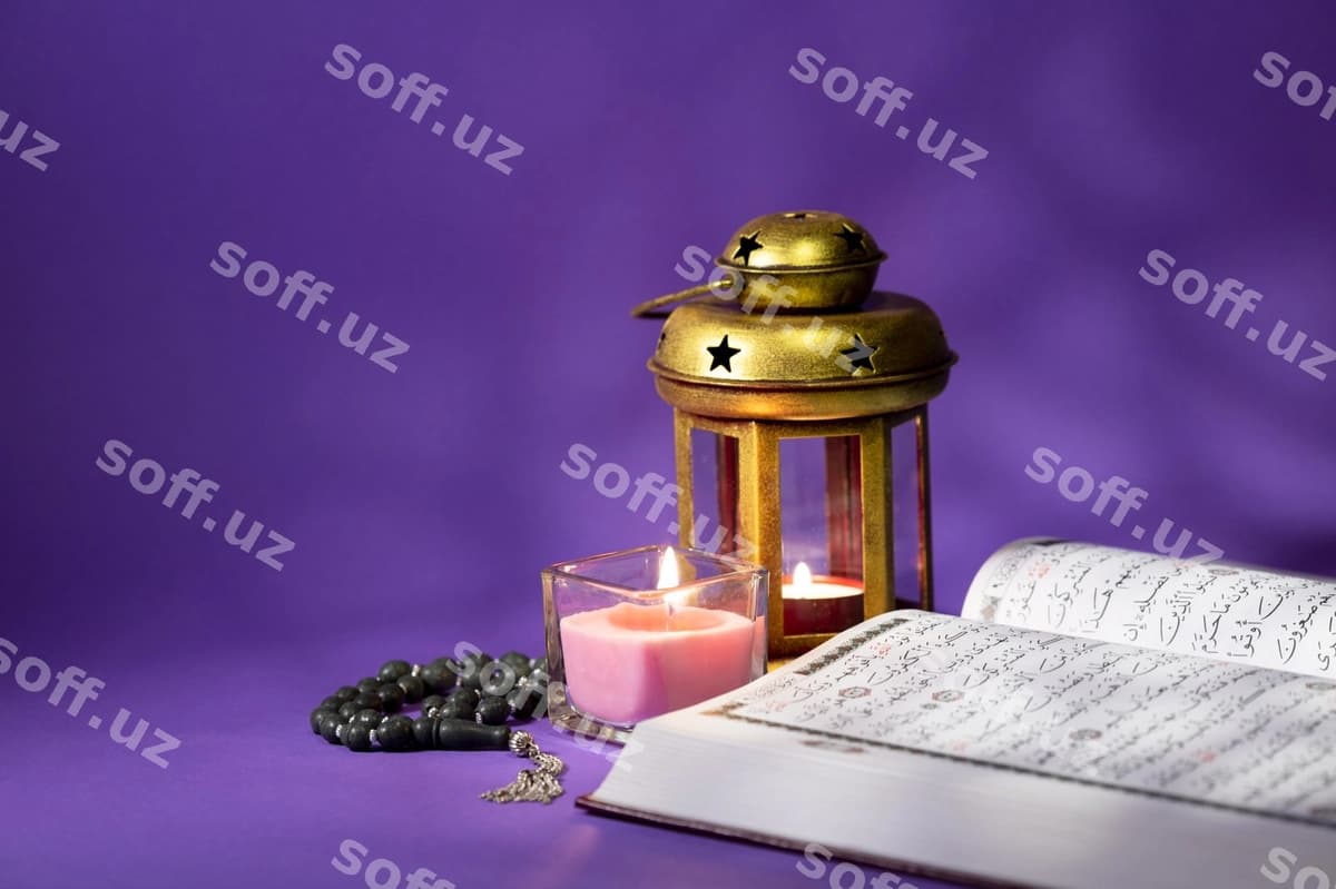 Ochilgan Qur'on ruhiy elementlar bilan | Opened quran with spiritual elements