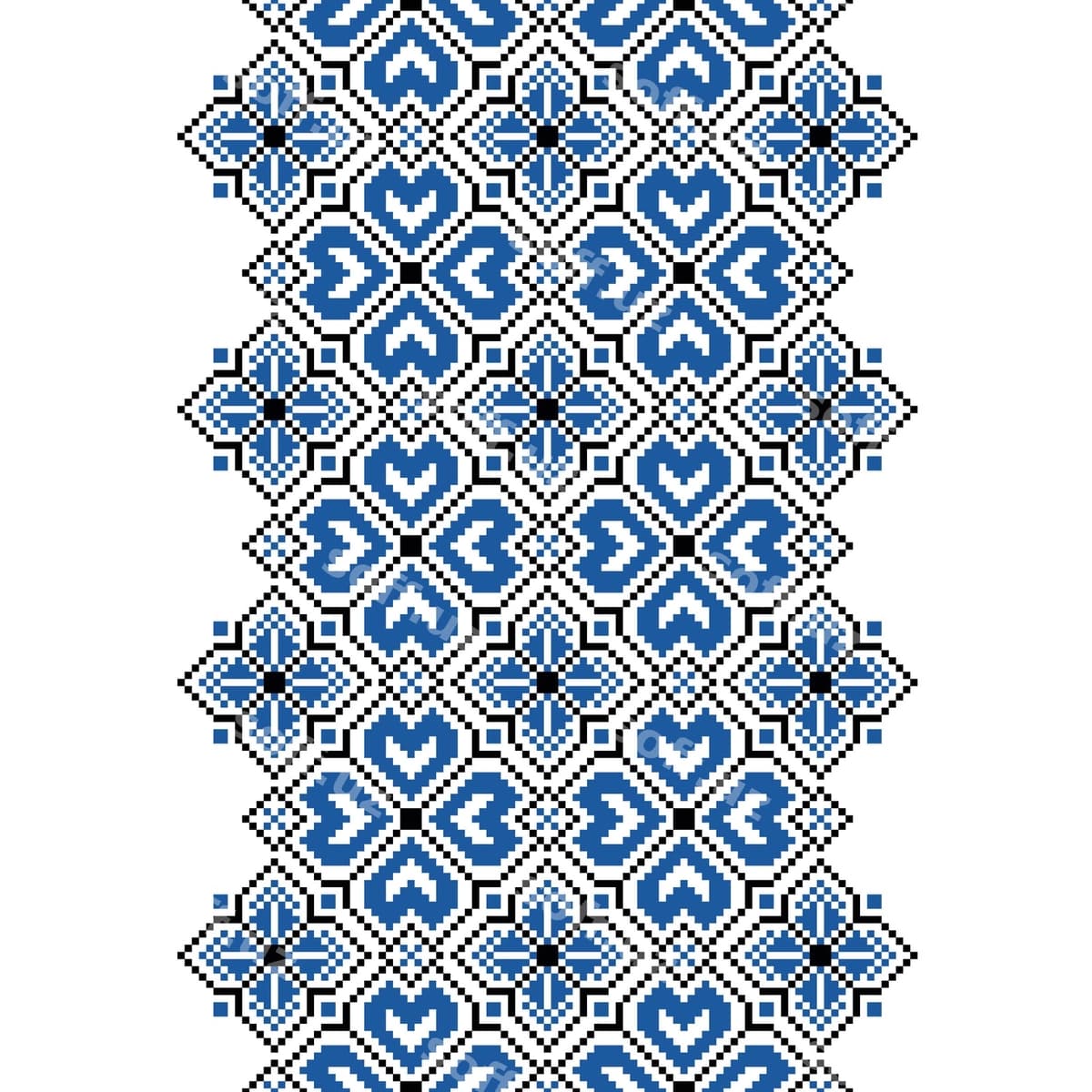 Naqsh gurmoqli dallar | Ornament cross stitch