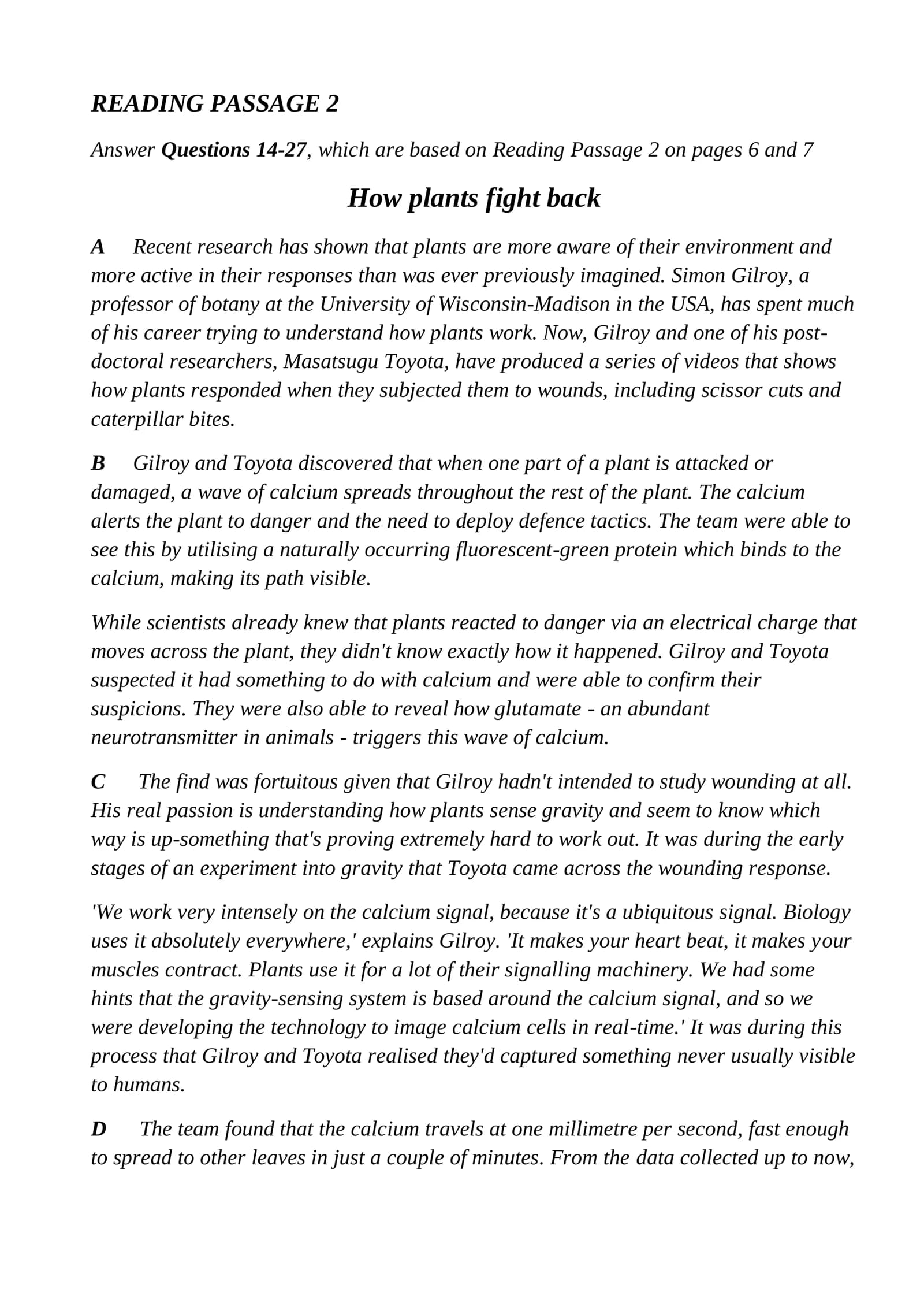 How plants fight back