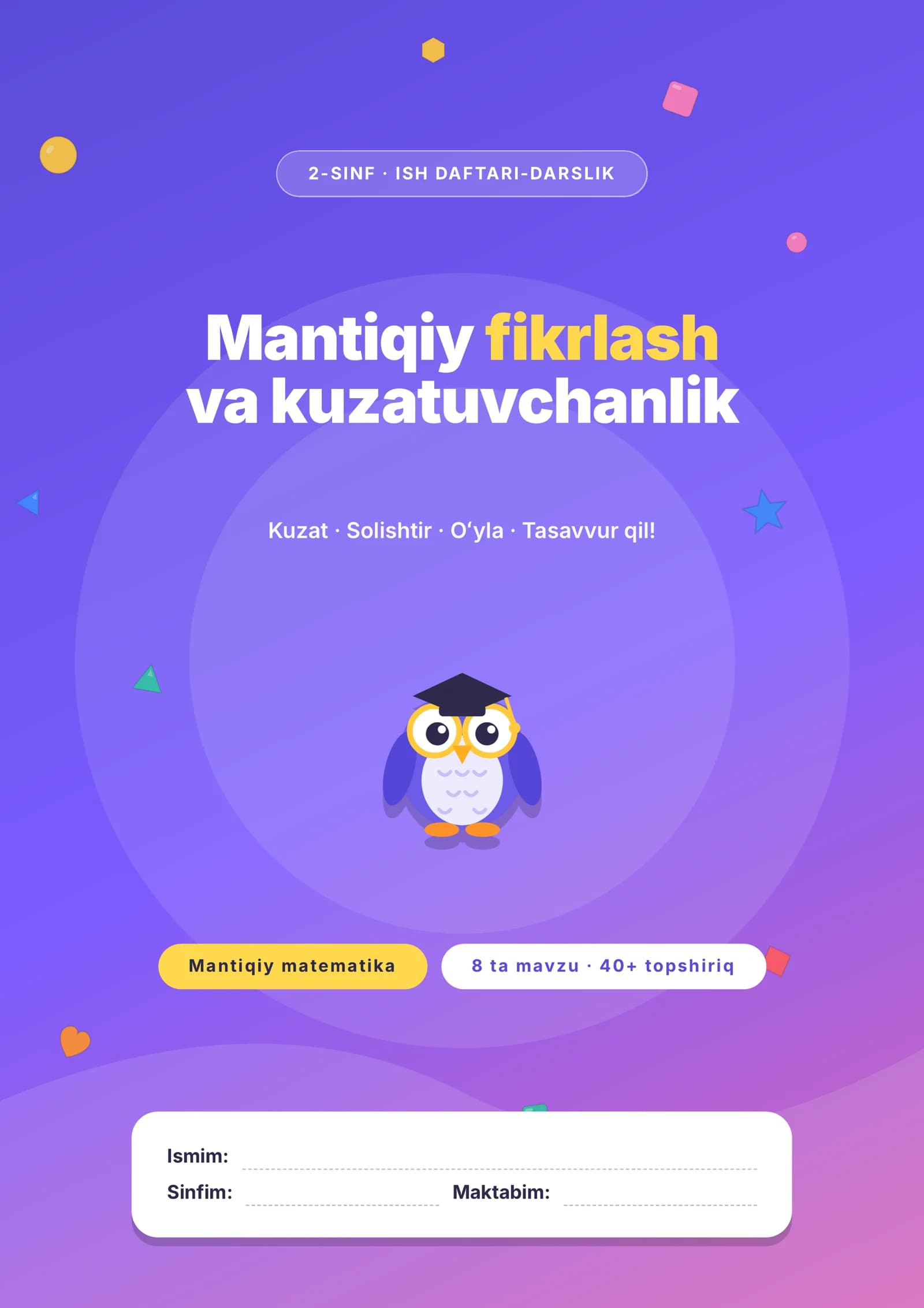 Mantiqiy matematika 2-sinf darslik