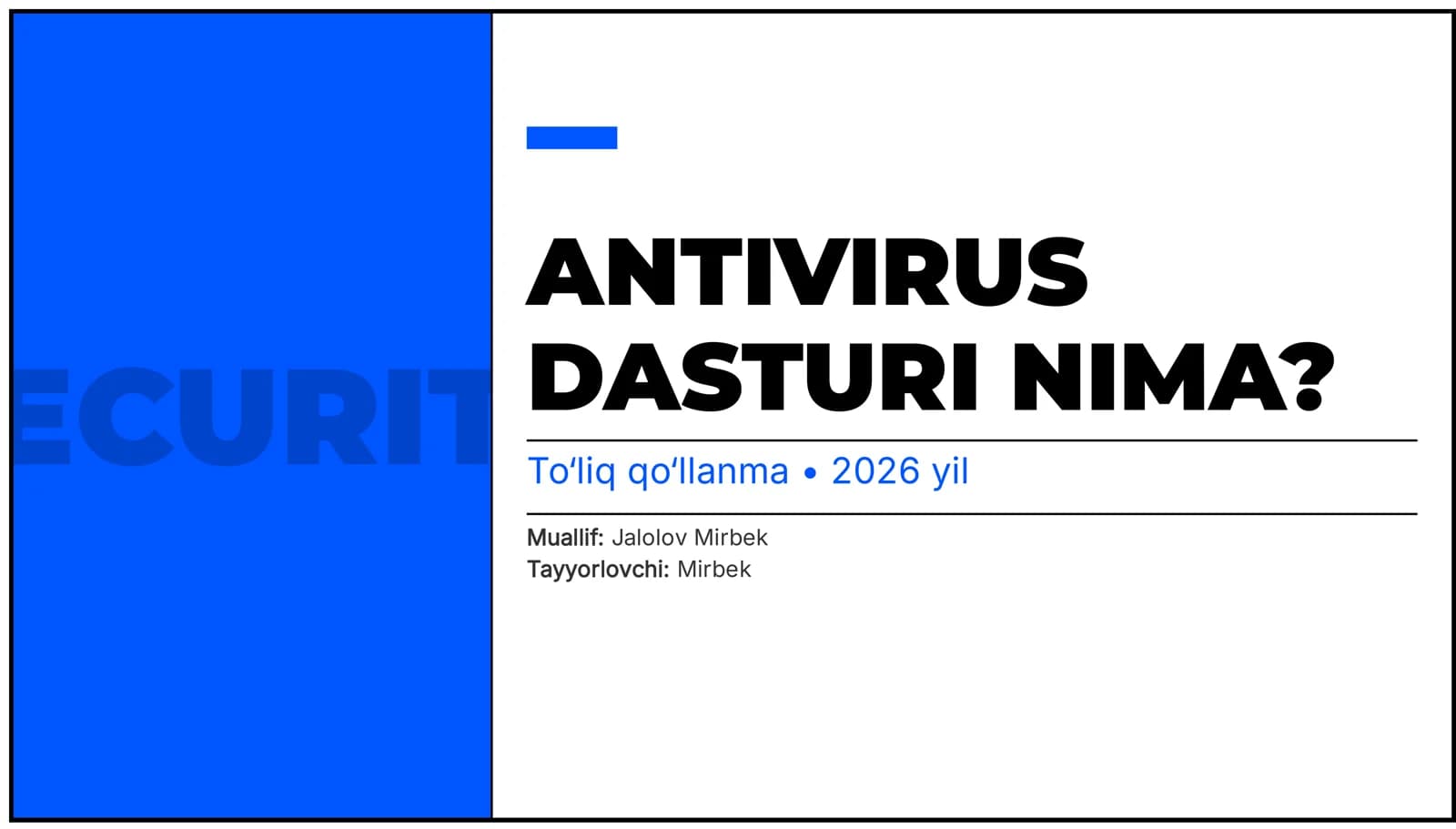 ANTIVIRUS