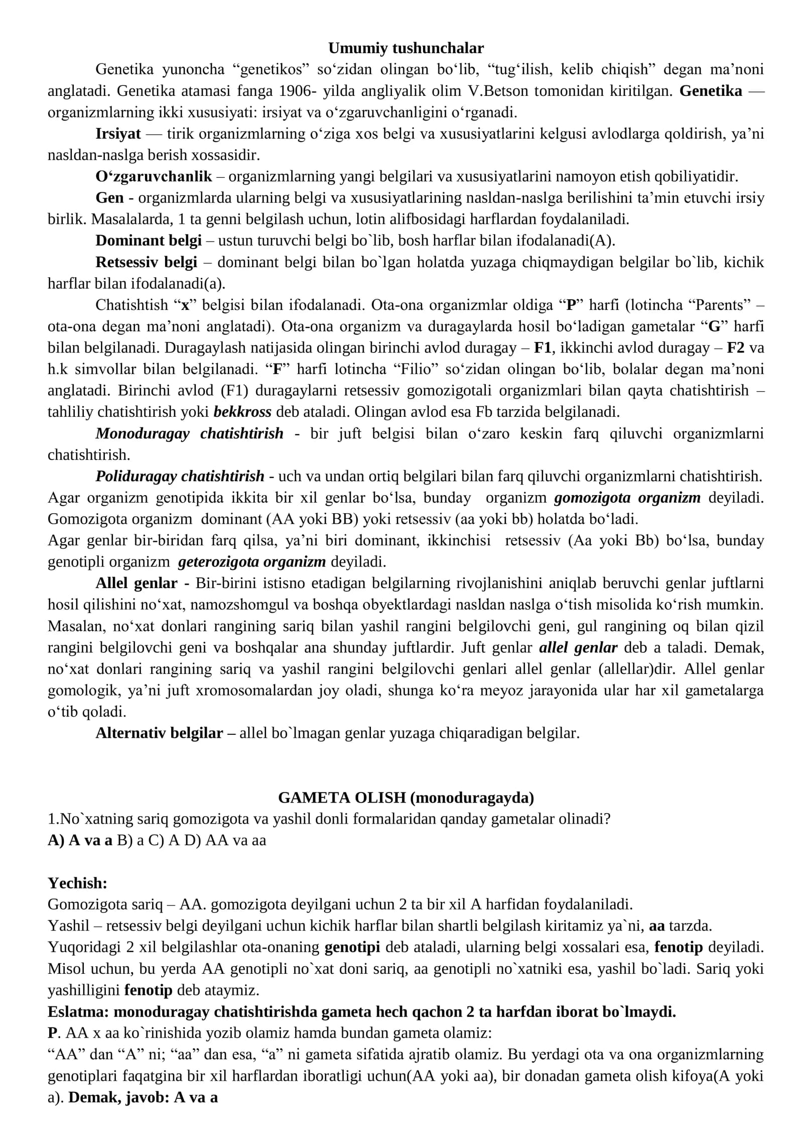 Genetika