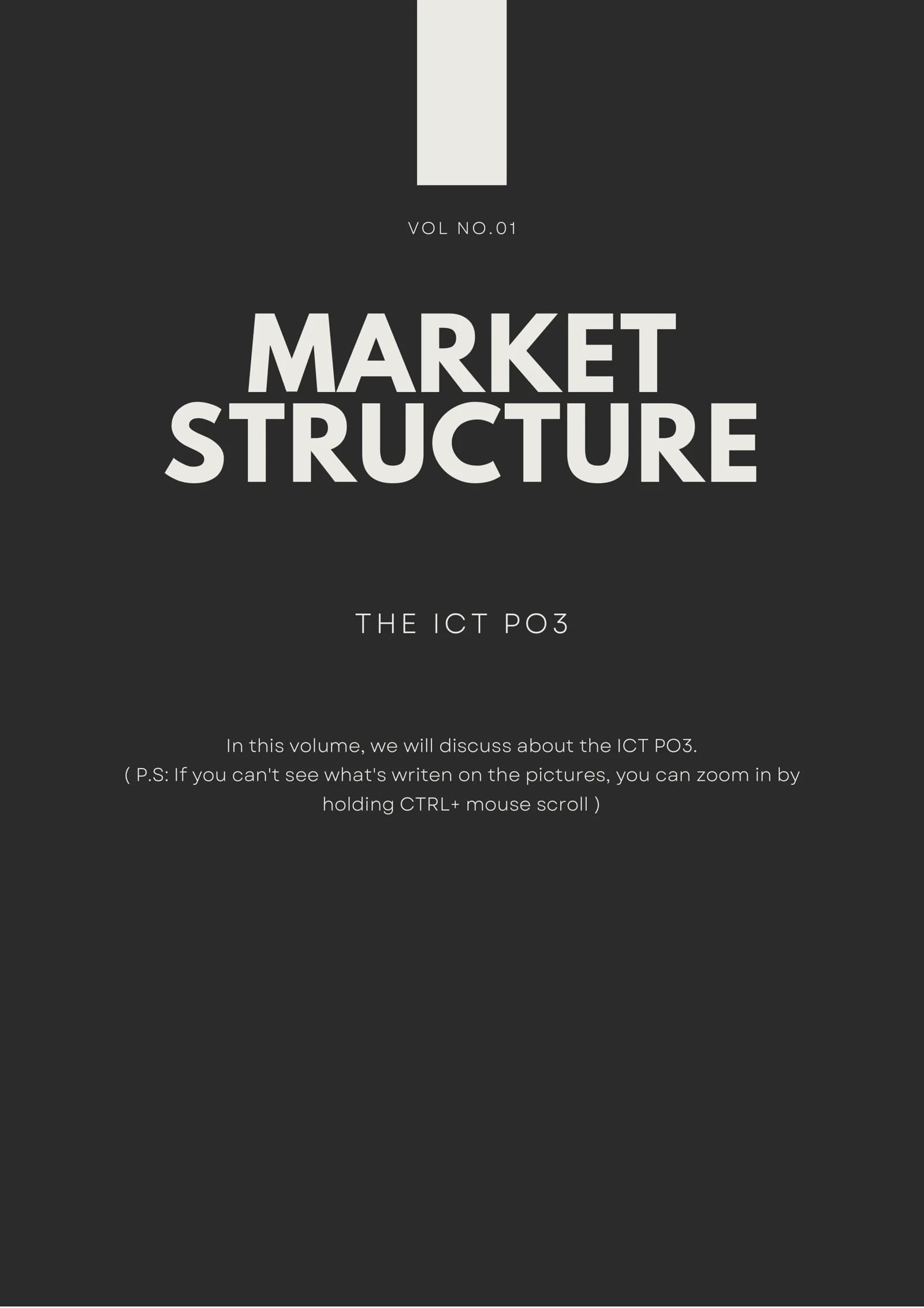 MARKET STRUCTURE VOL NO.01