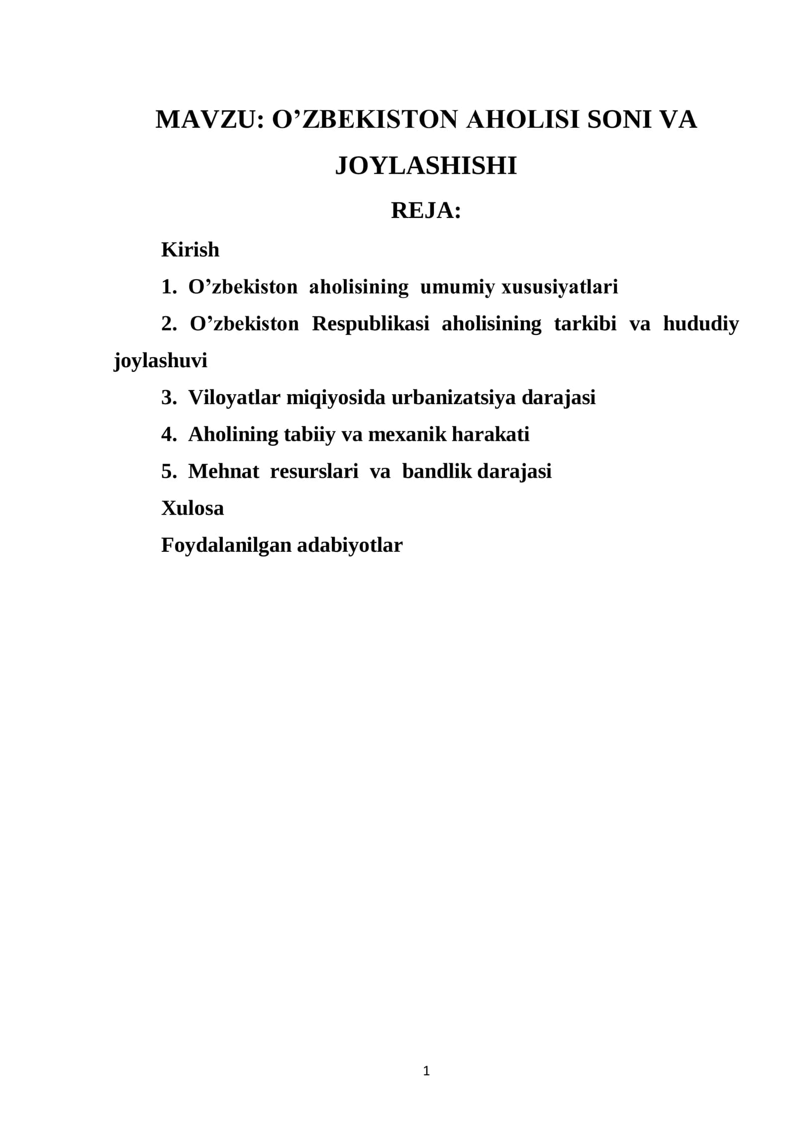 O‘zbekiston aholisi