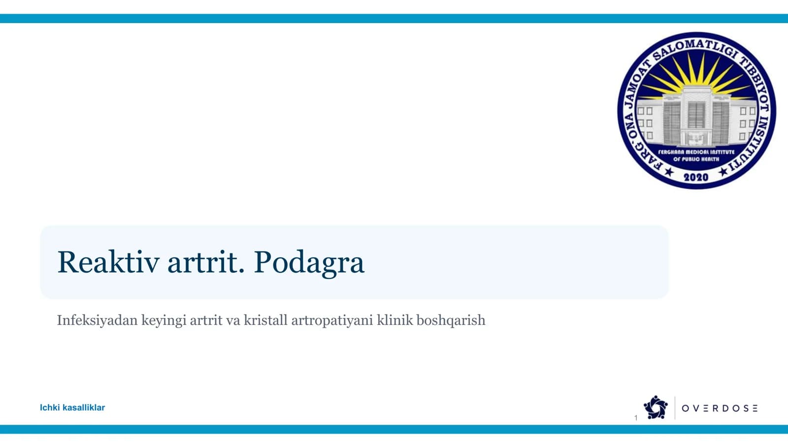 Reaktiv artrit (ReA)