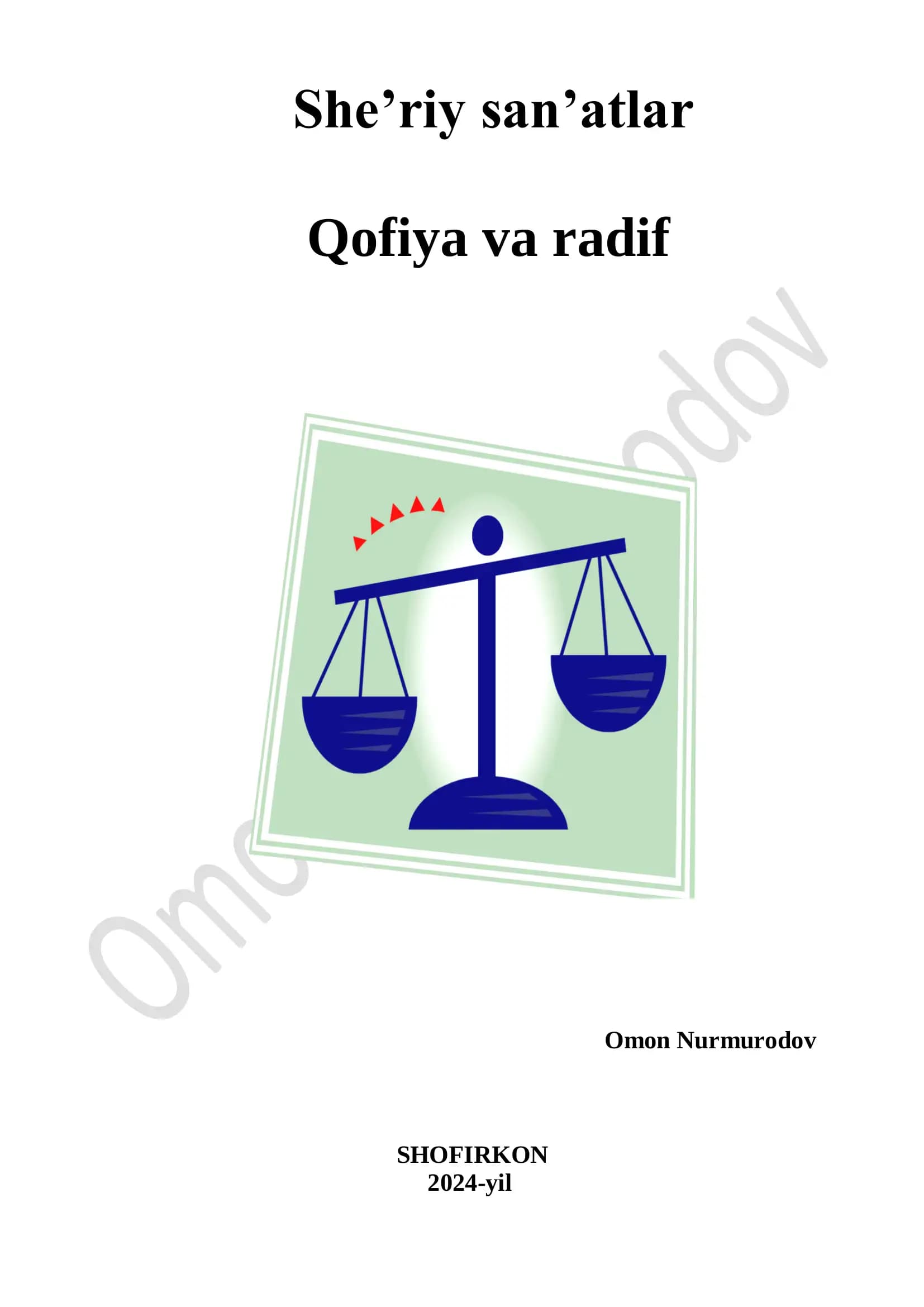 Qofiya va radif