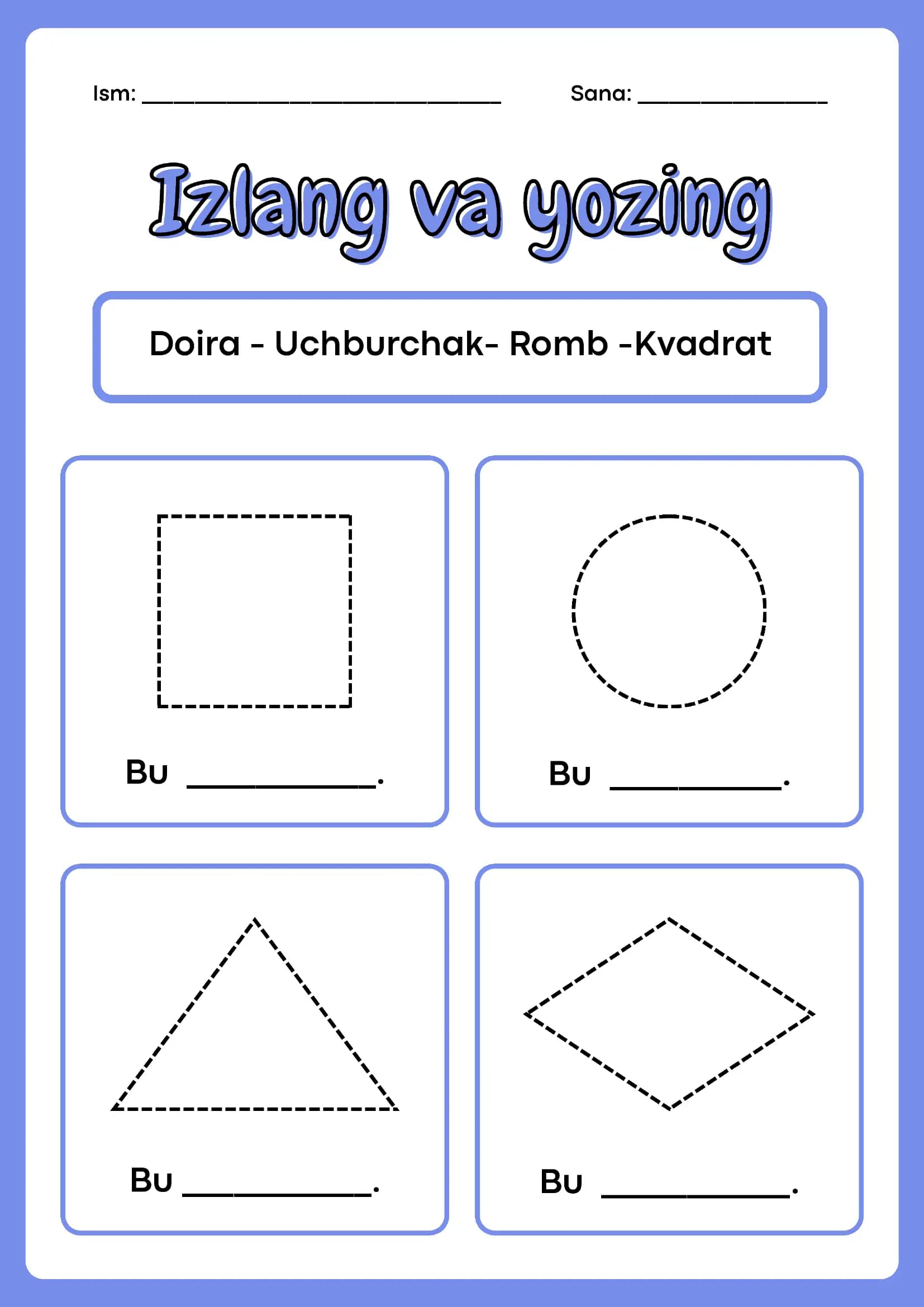 Geometrik shakllar