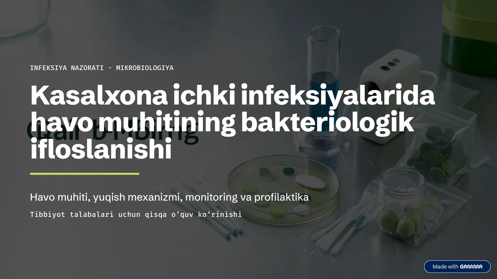 Havoning bakteriologik ifloslanishi