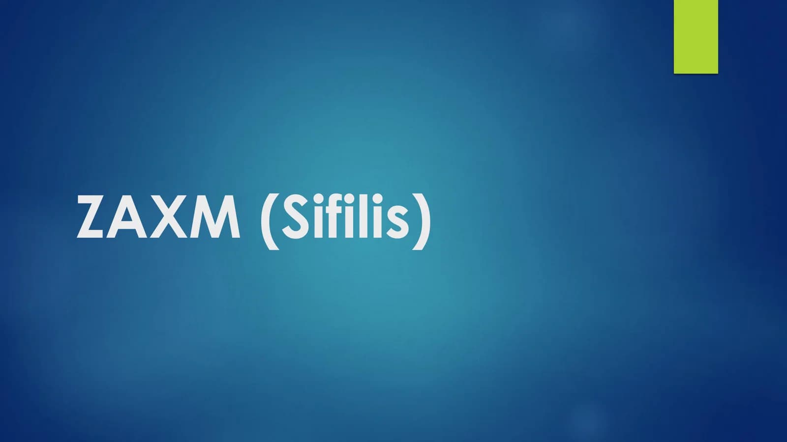 Zaxm (sifilis)