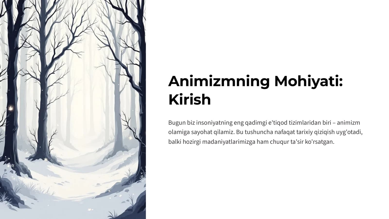 Animizmning Mohiyati