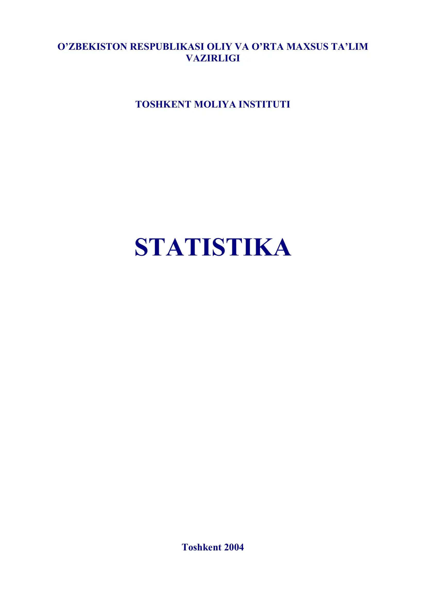 STATISTIKA