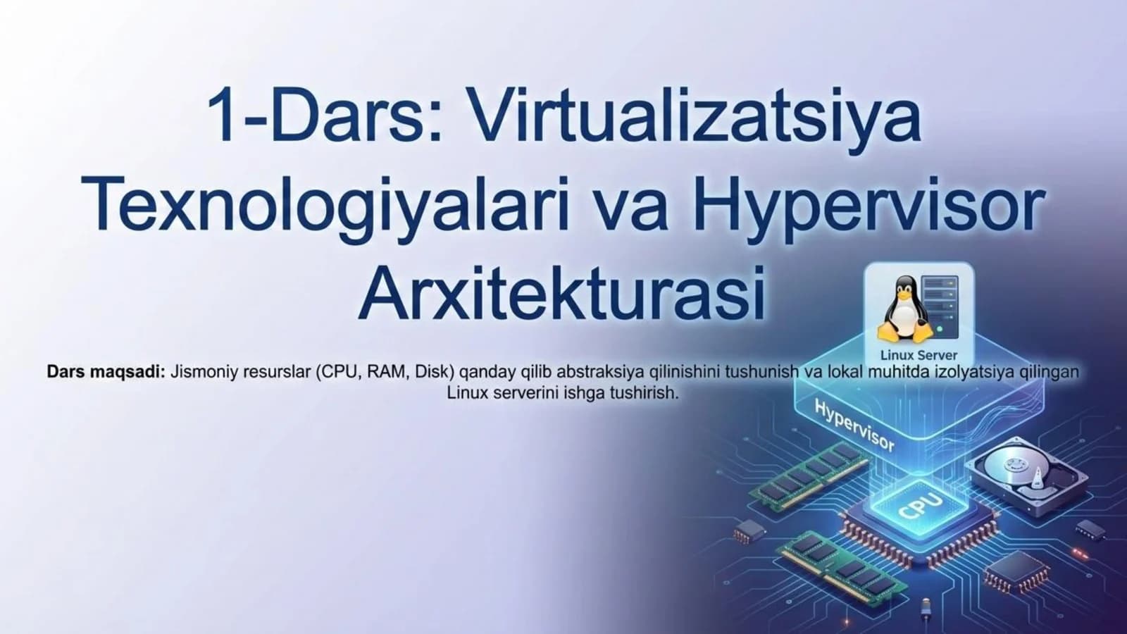 Vertualizatsiya texnologiyalari