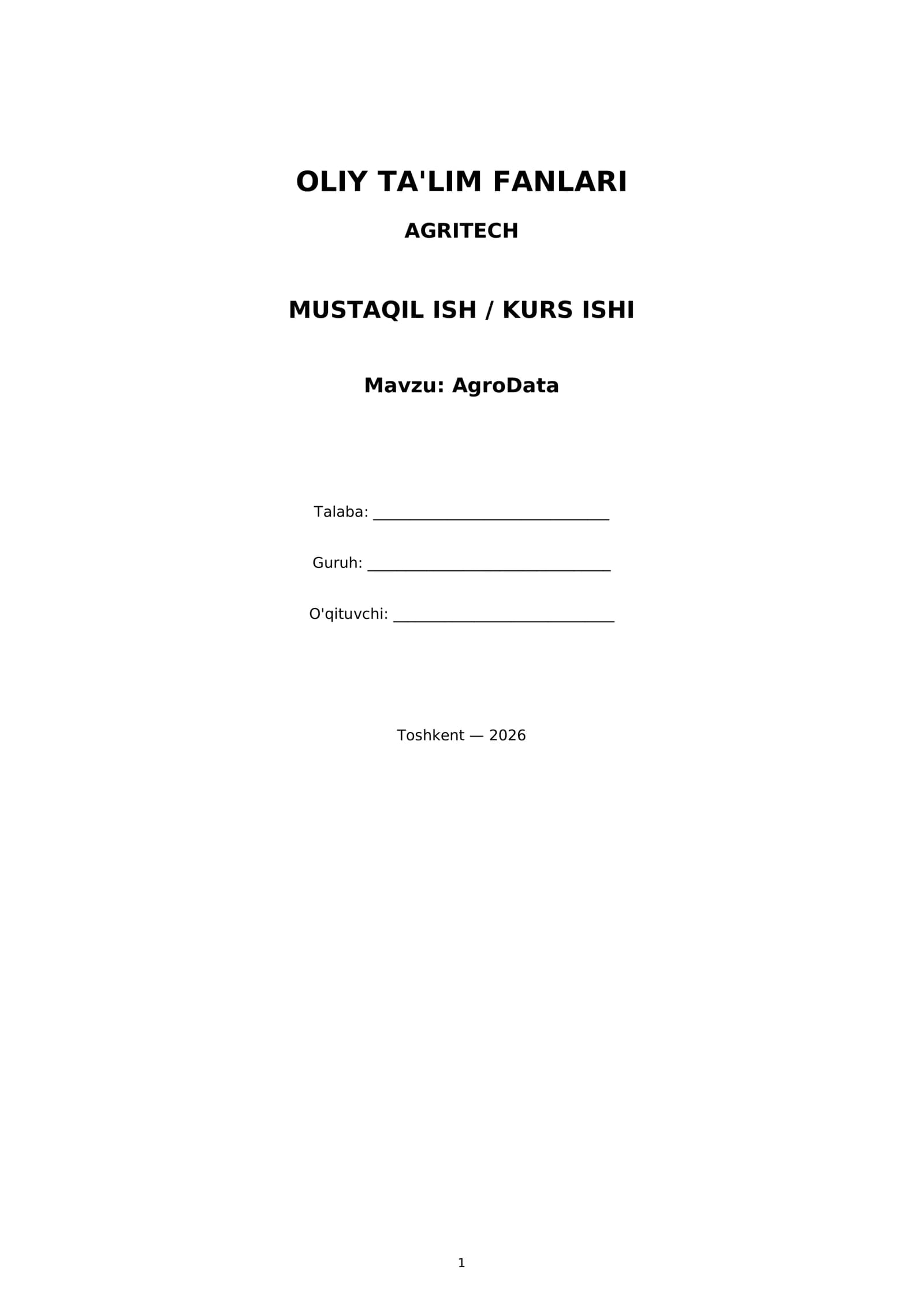 AgroData