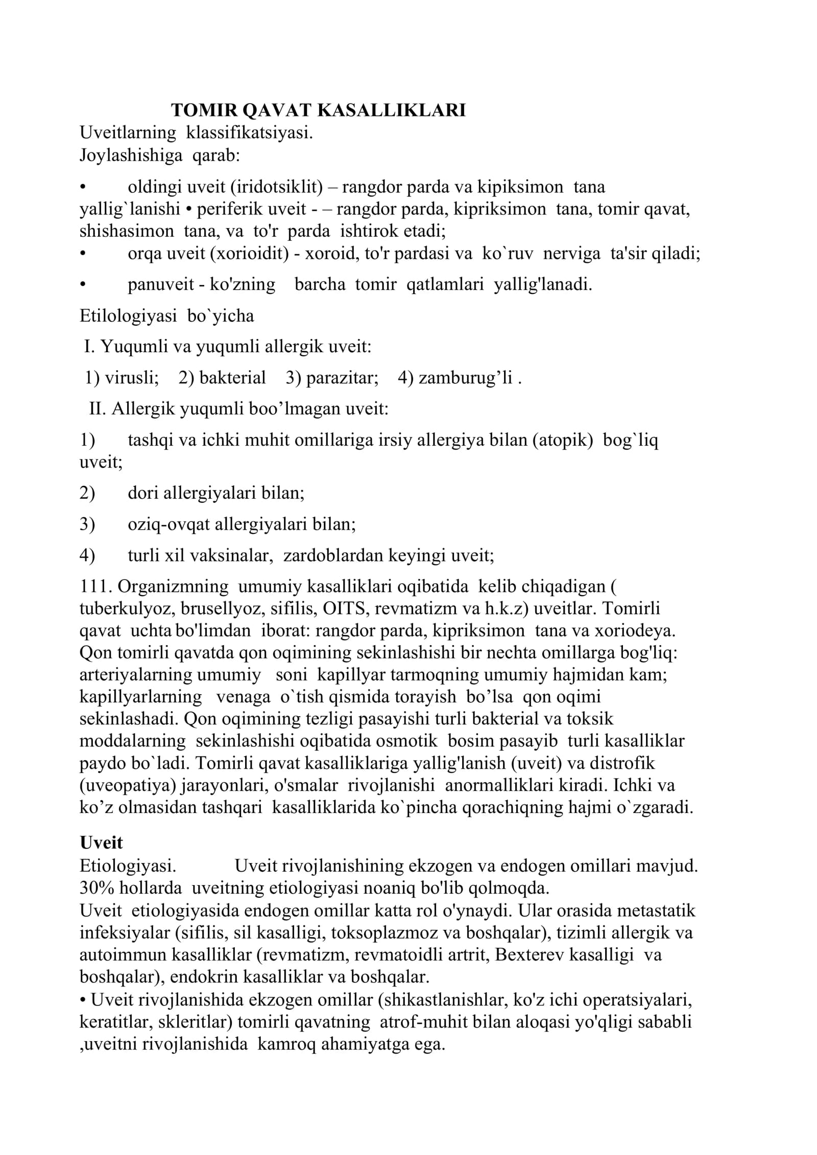 Xoroideya kasalliklari