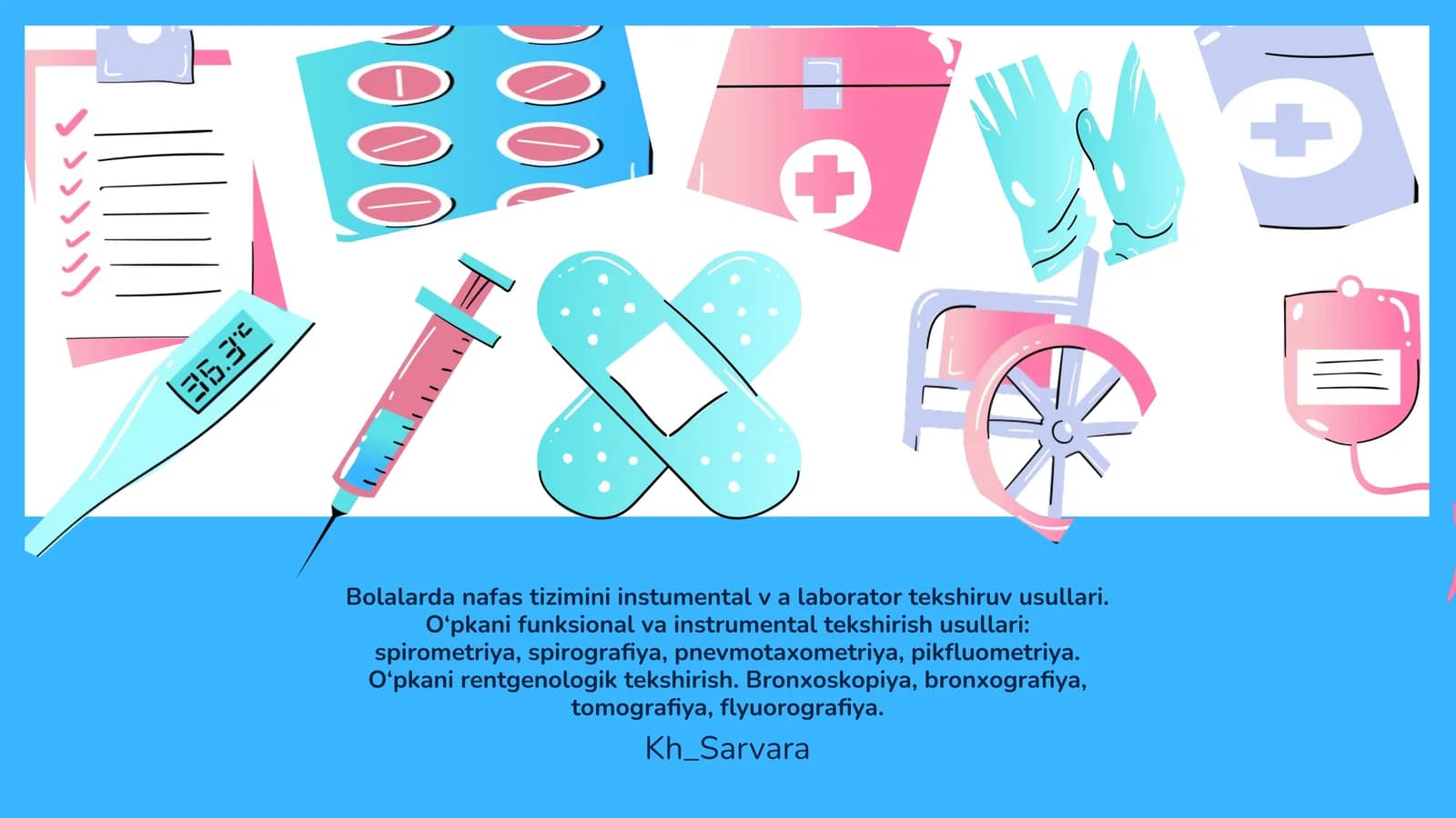 Nafas tizimini instumental v a laborator tekshiruv usullari