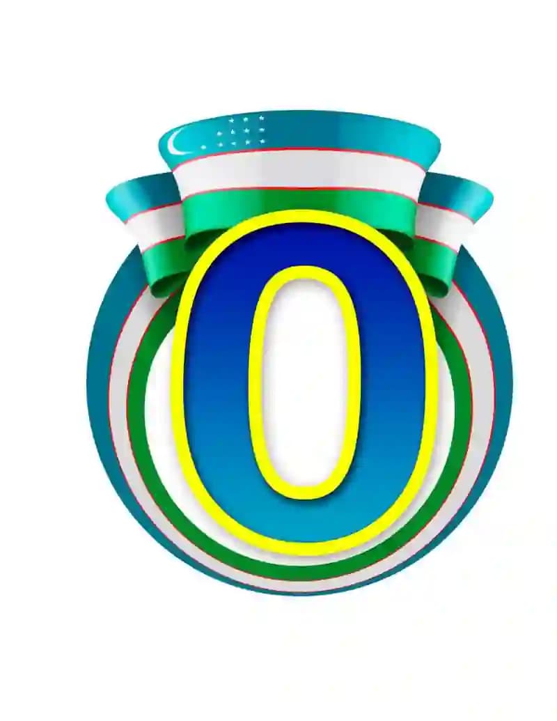 Raqamlar (bayroq fonida)