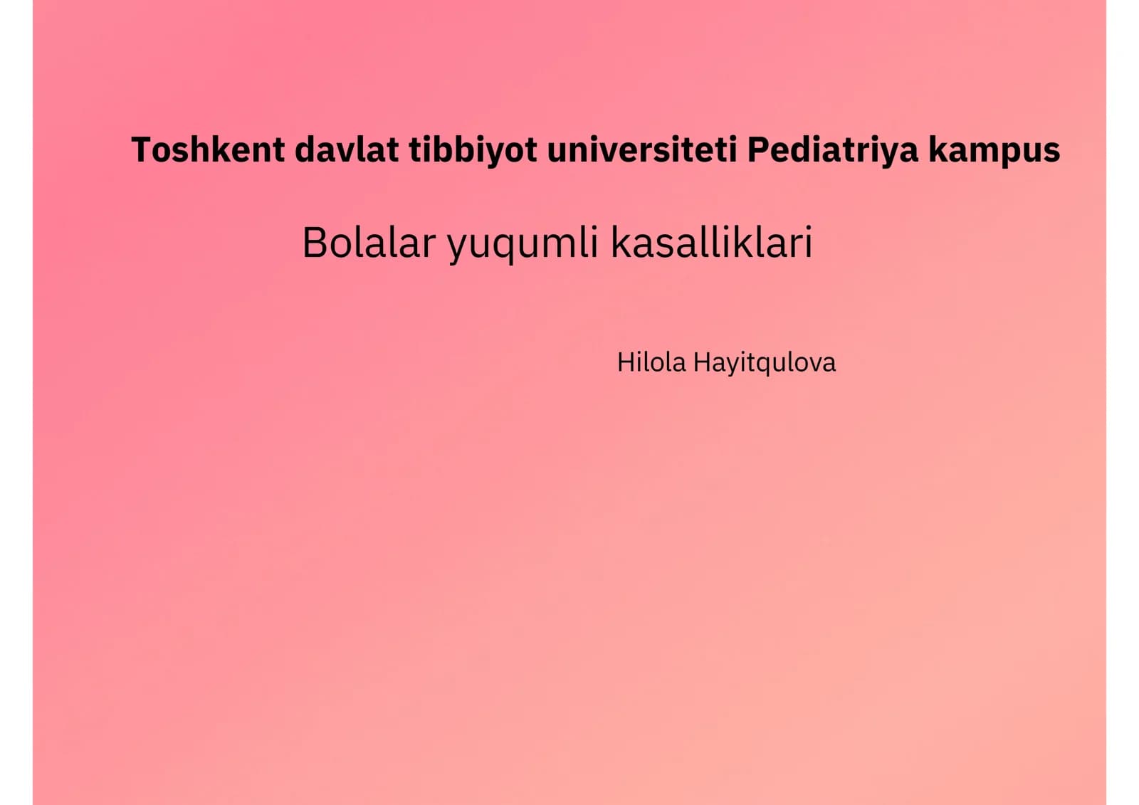 COVID-19 (Coronavirus Disease 2019)