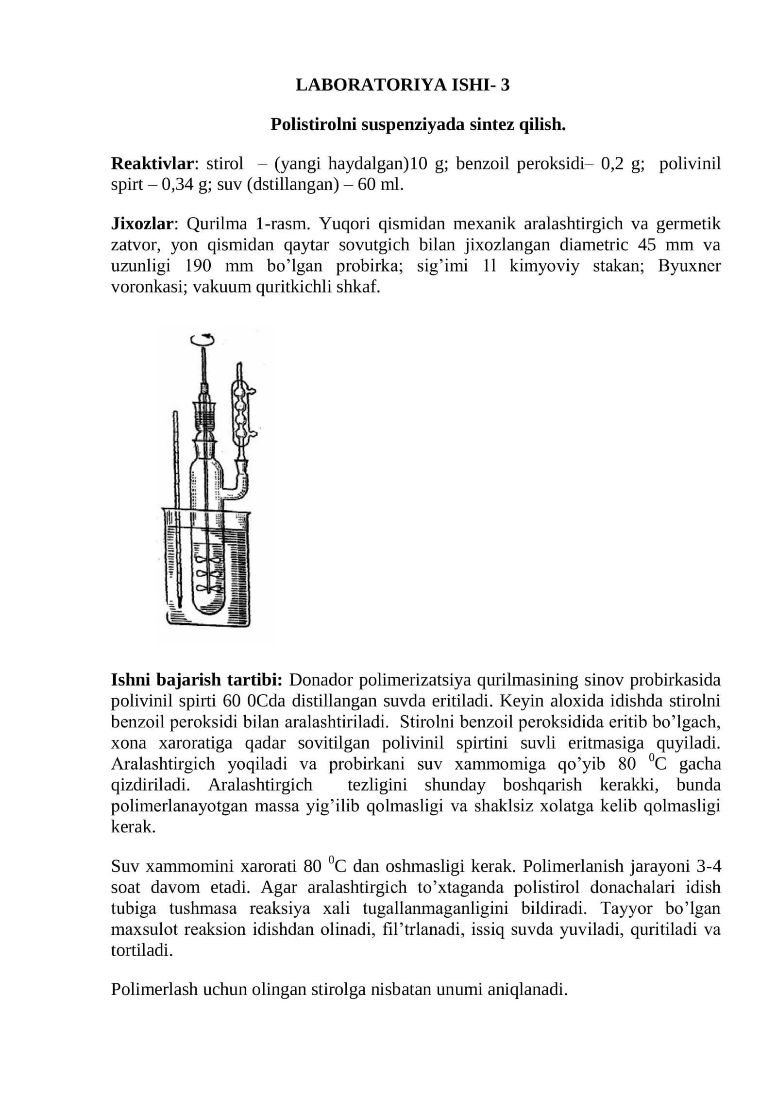 LABORATORIYA ISHI- 3