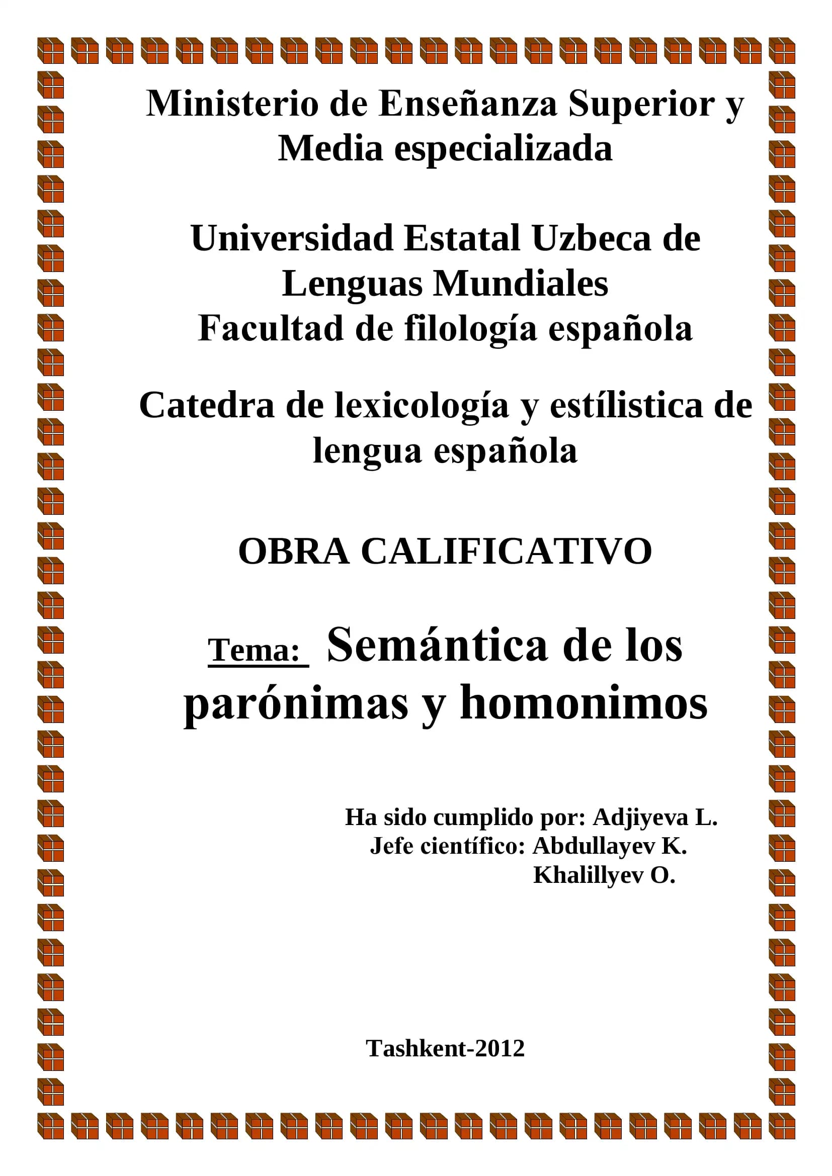 OBRA CALIFICATIVO