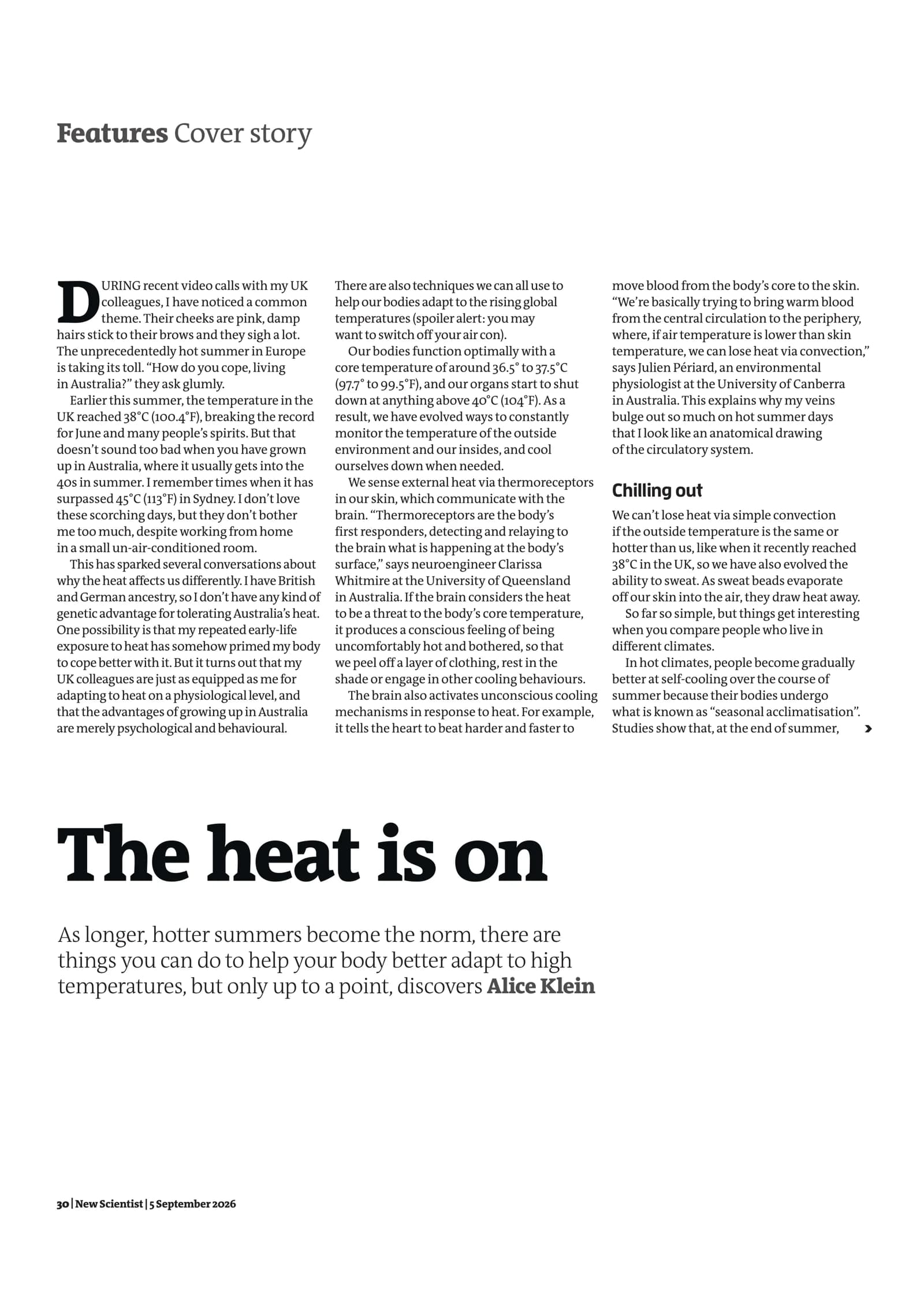 The heat is on