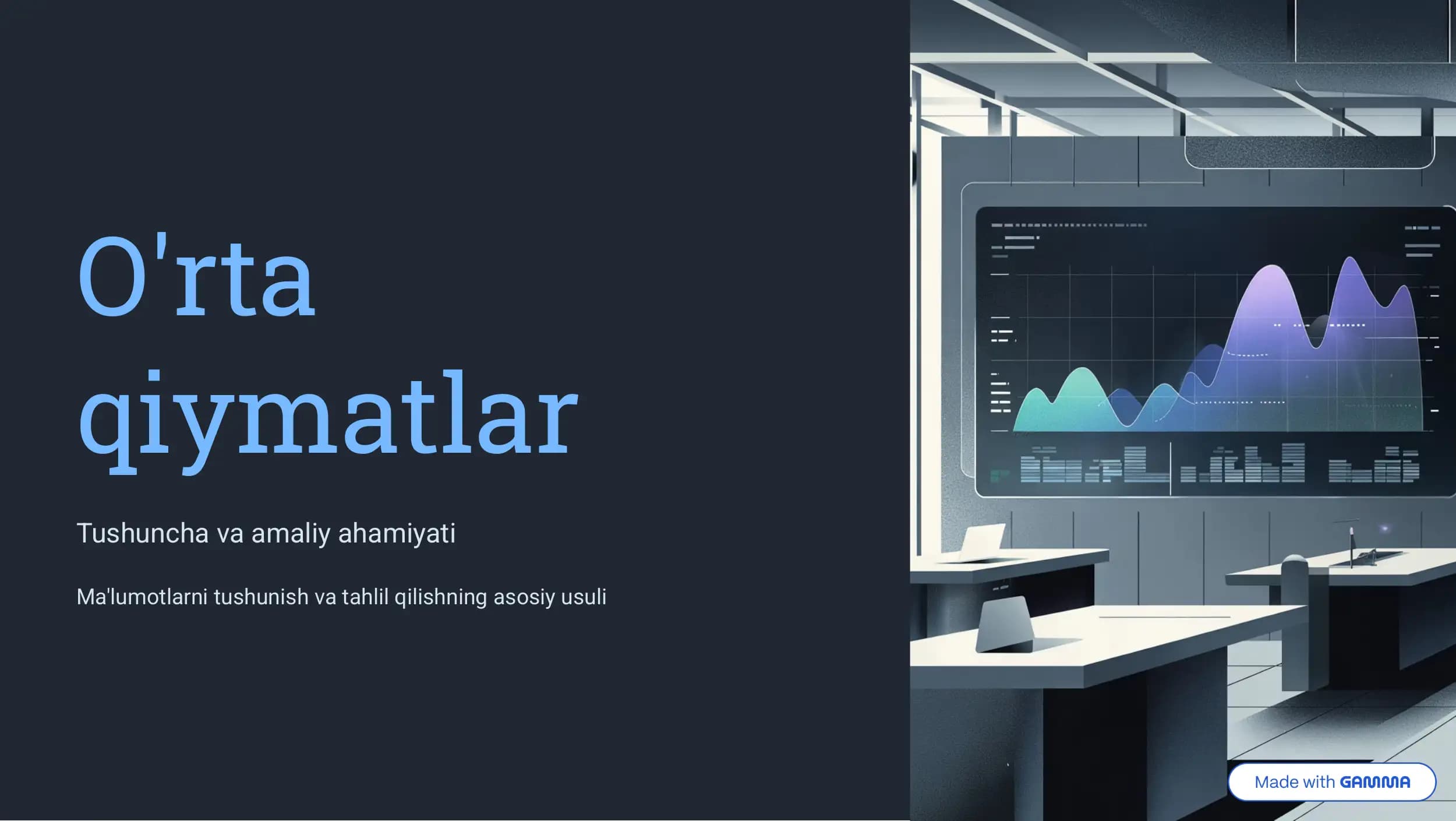 O'rta qiymatlar