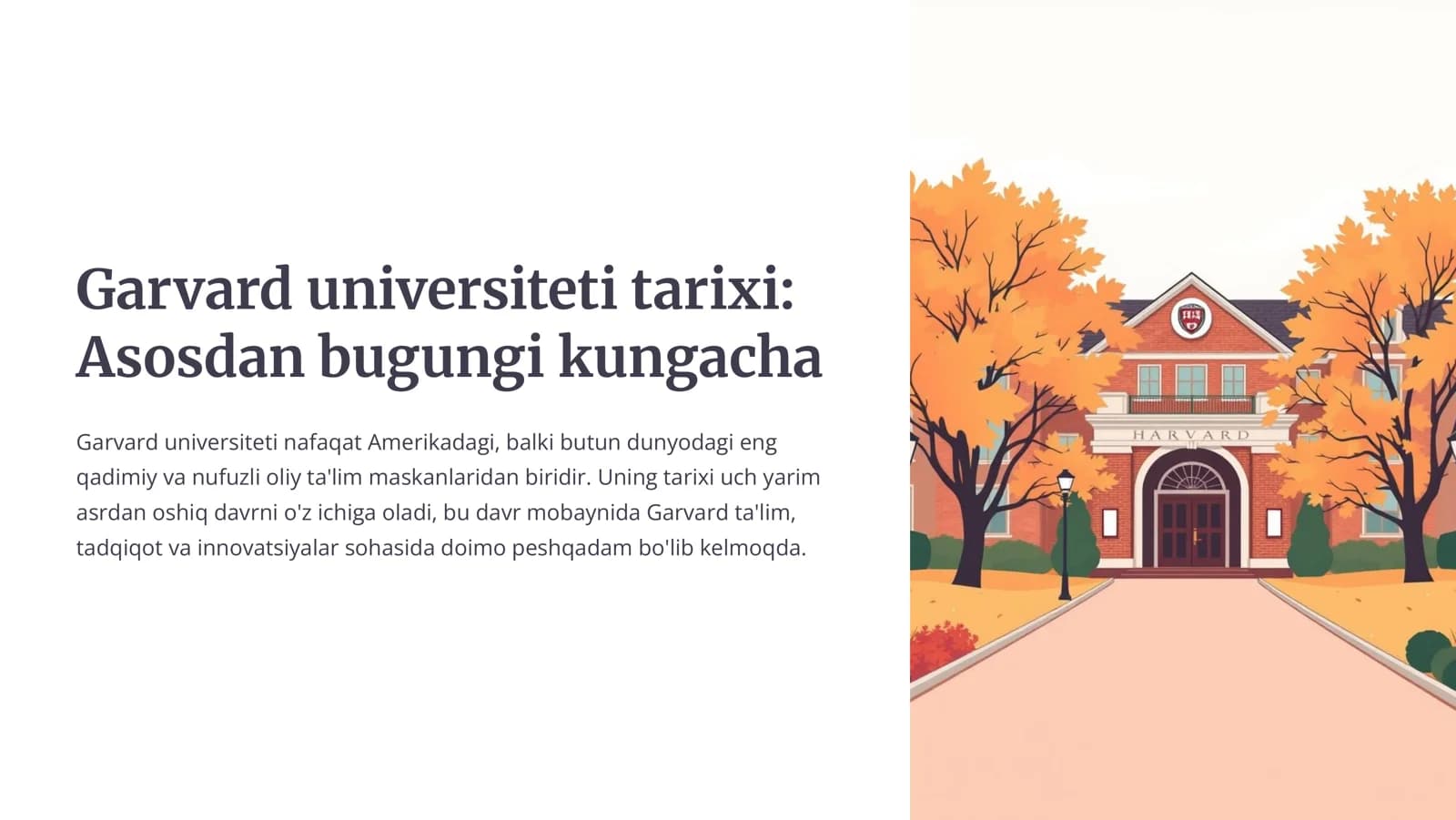 Garvard universiteti tarixi