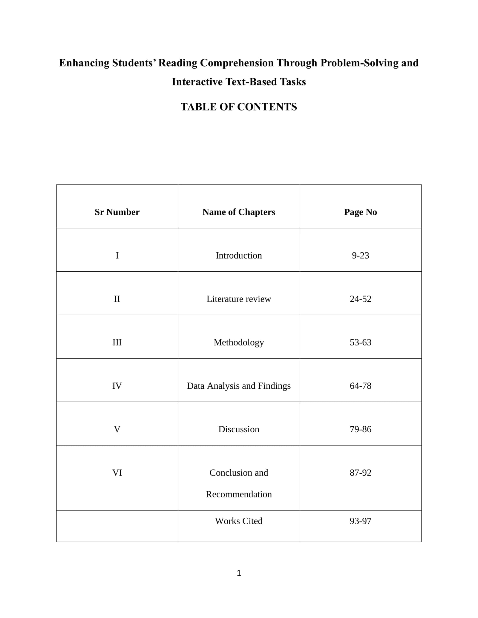 Enhancing Students’ Reading Comprehension Through Problem-Solving and Interactive Text-Based Tasks