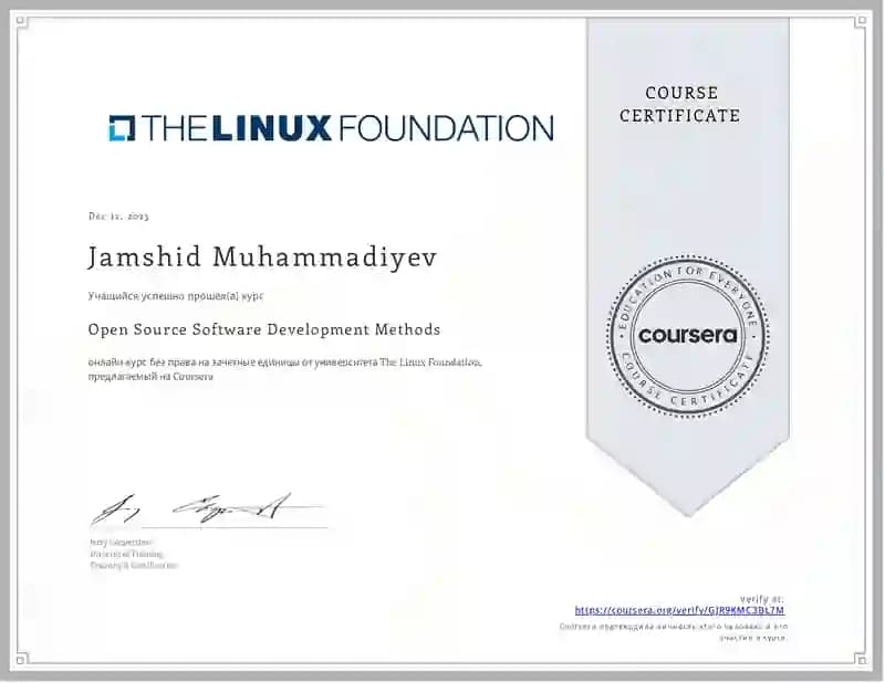 Open Source Software Development Methods