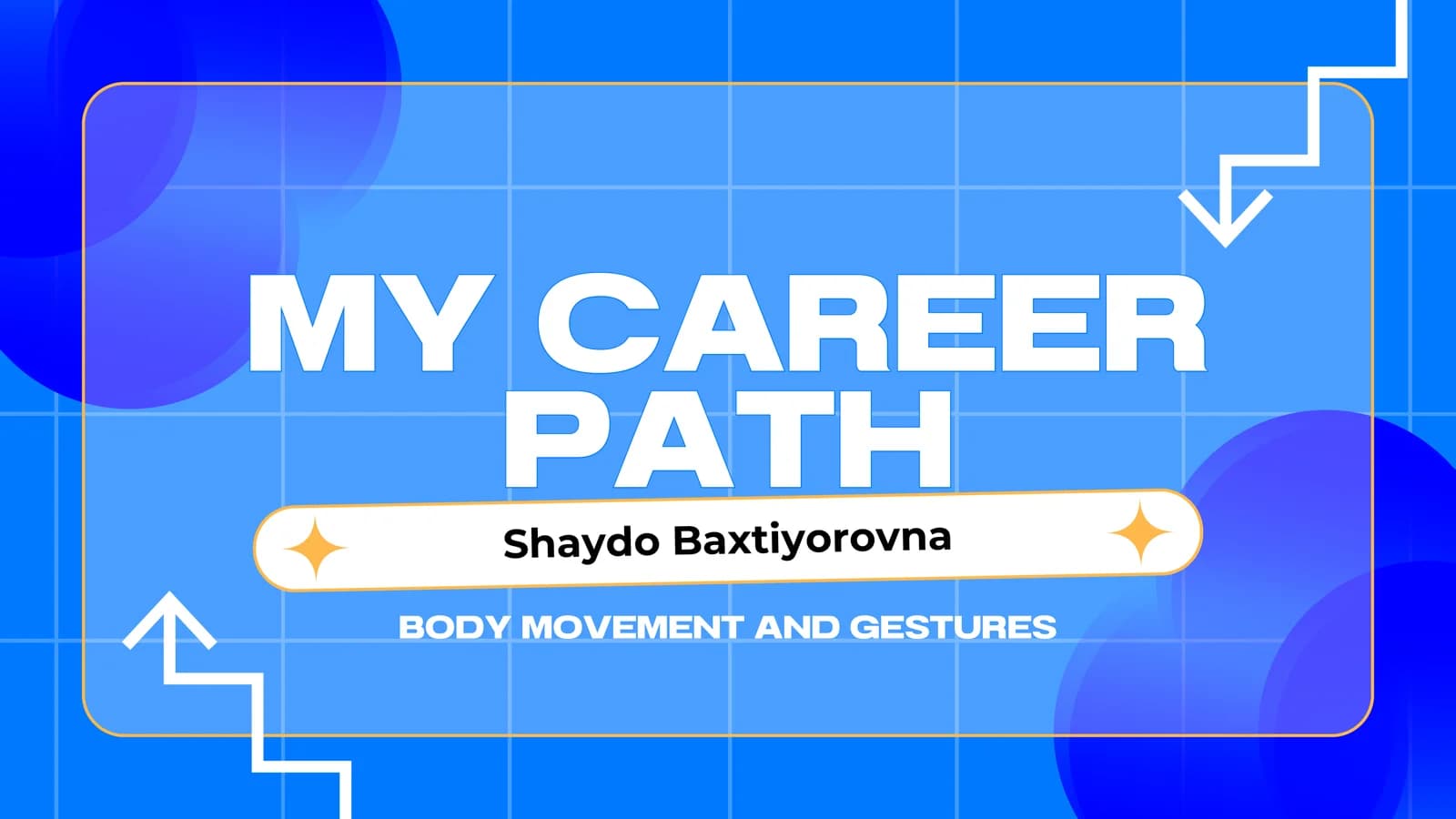 BODY MOVEMENT AND GESTURES