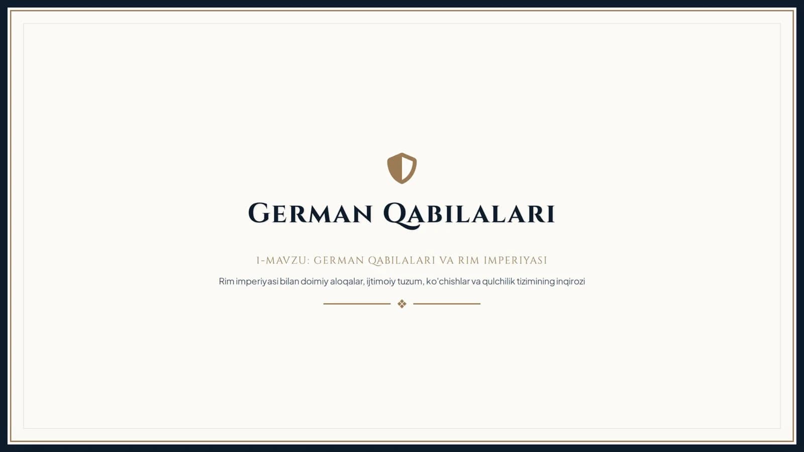 German qabilalari va Rim imperiyasi