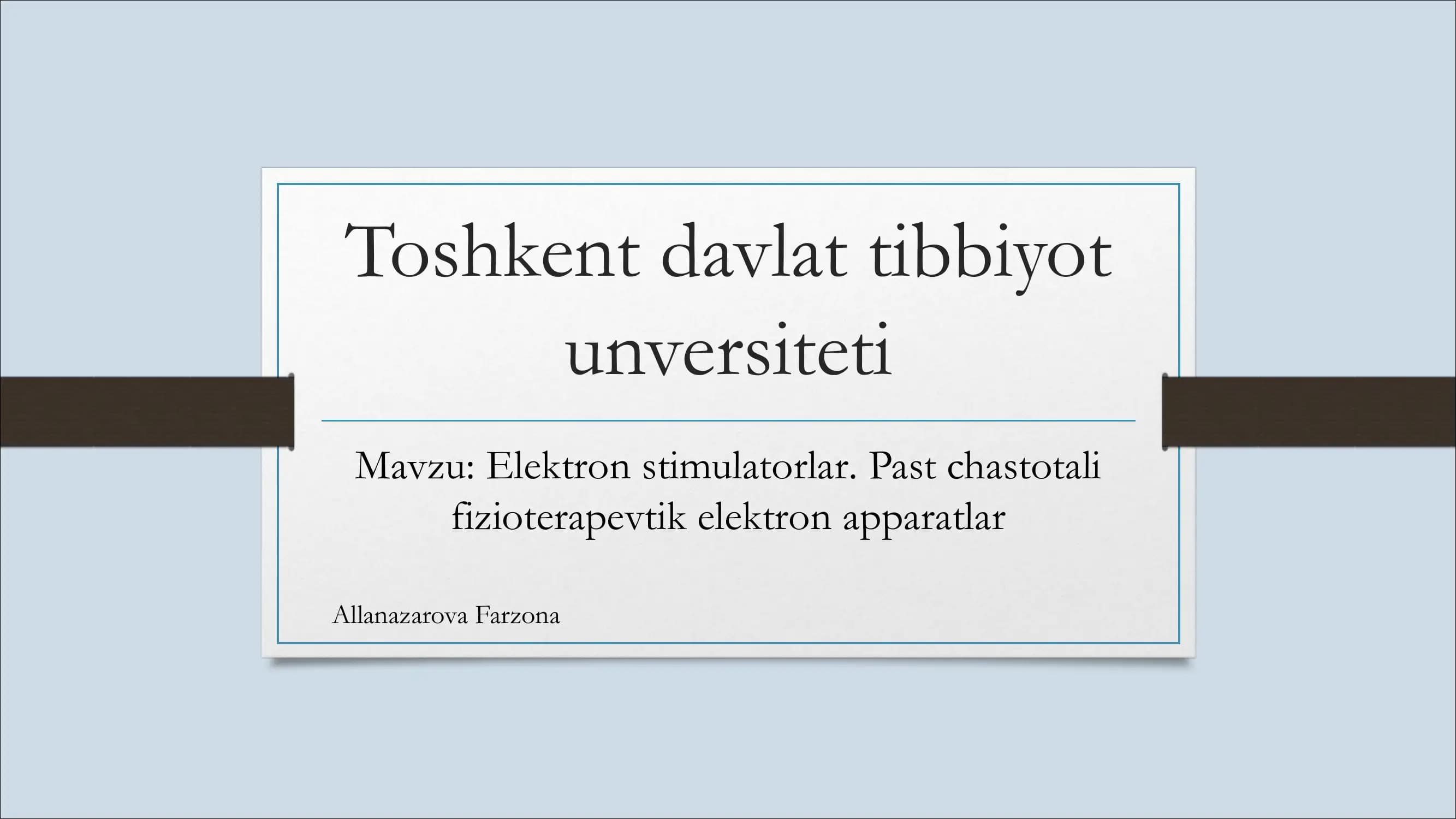 elektron stimulyatorlar